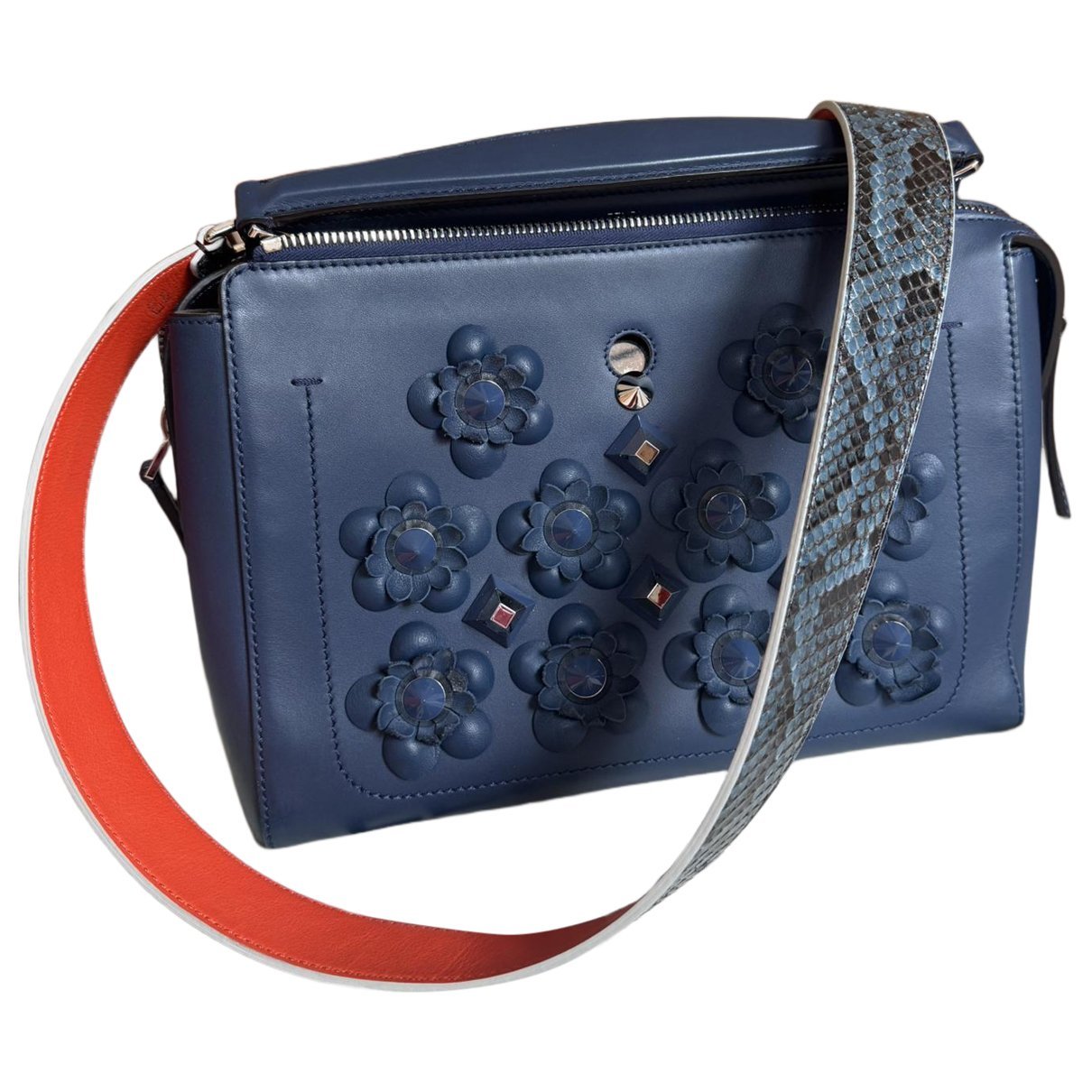 Dot Com leather crossbody bag