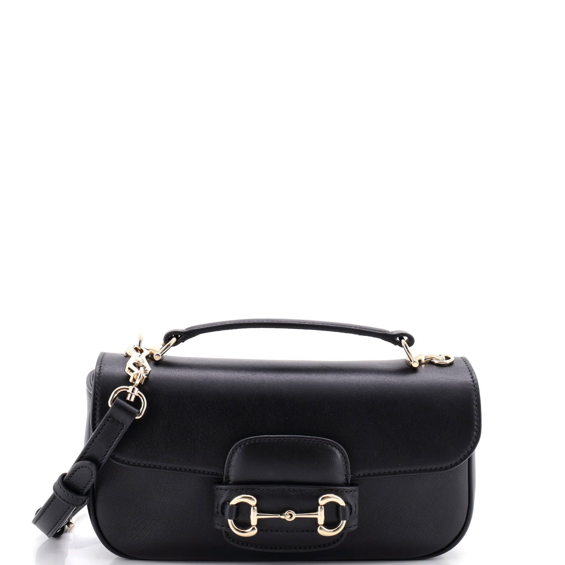 Horsebit 1955 Flap Shoulder Bag Leather East West