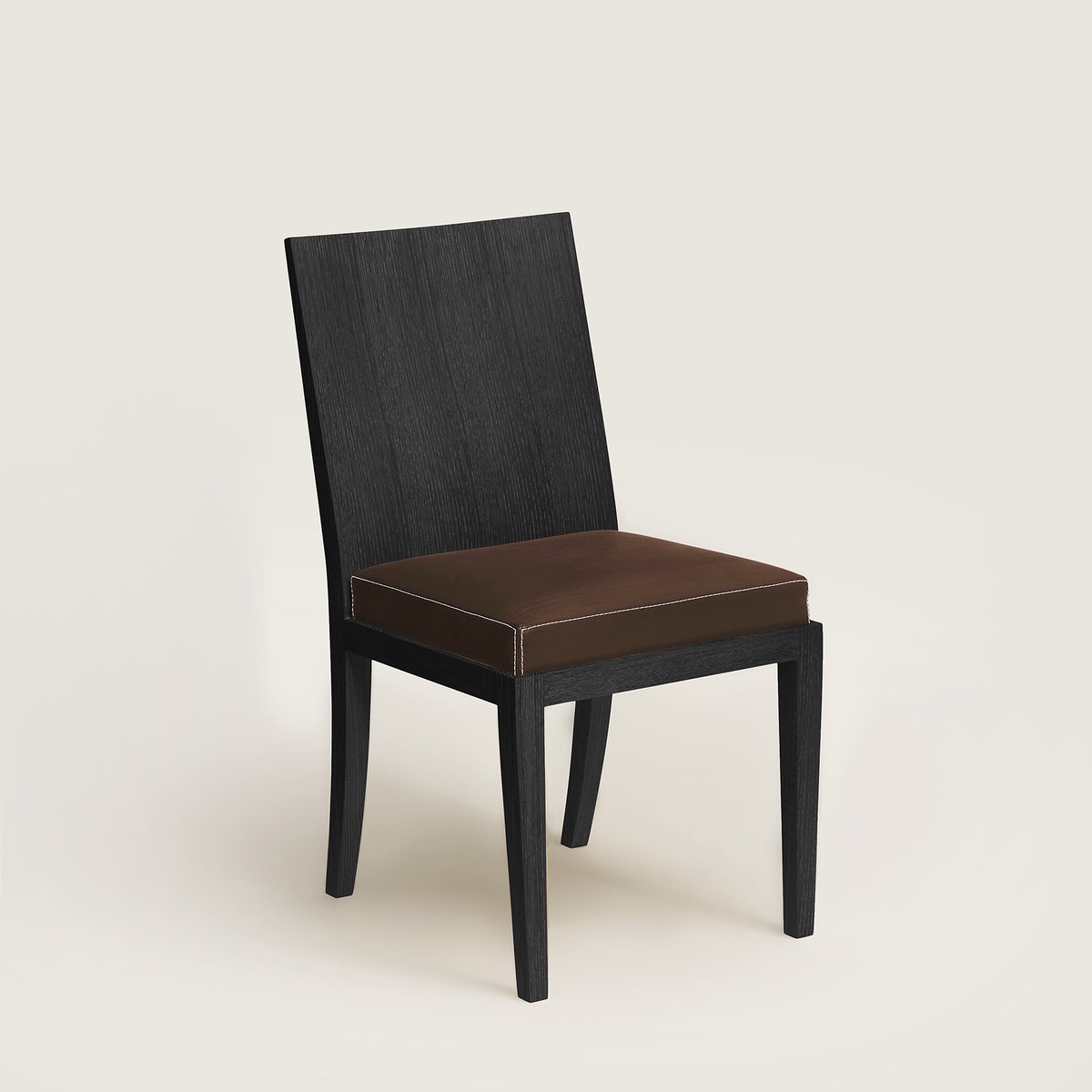 Reeditions J.-M. Frank par Hermès chair with padded seat