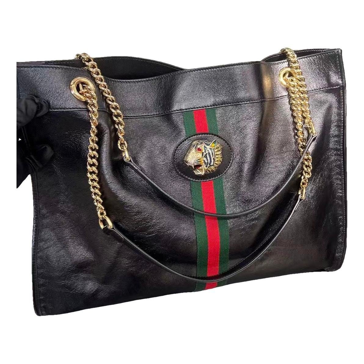 Rajah leather tote