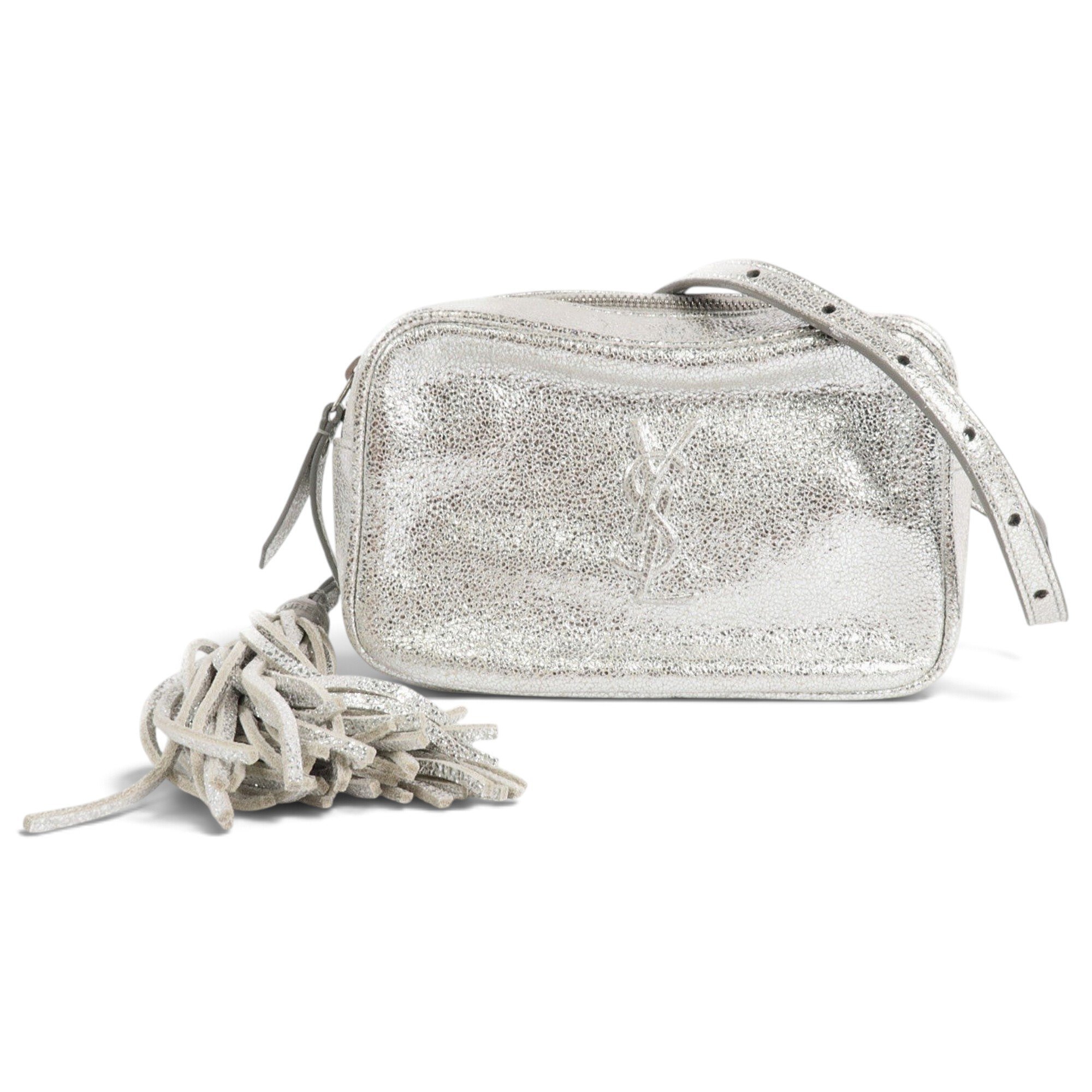 Camera Lou leather crossbody bag