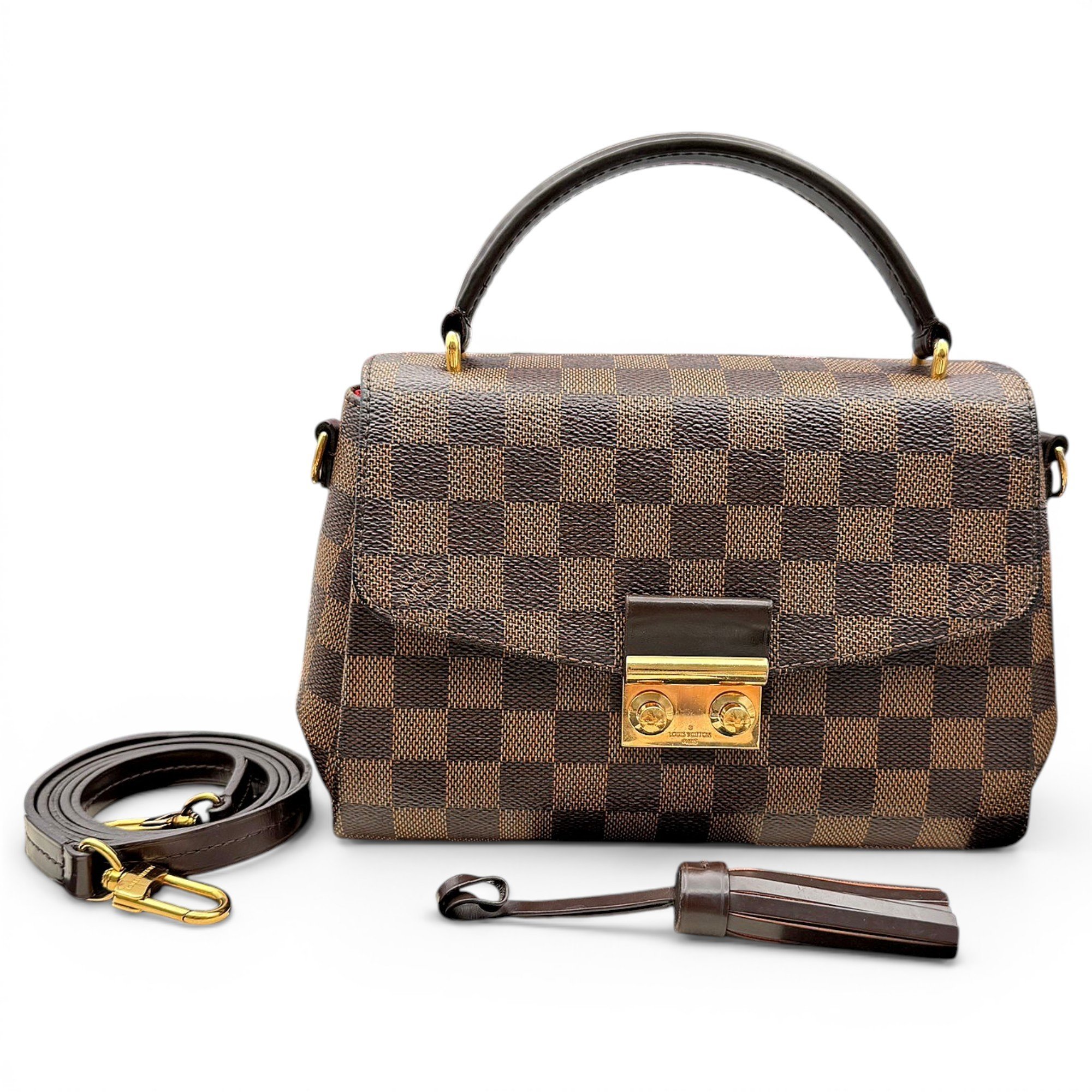 Croisette leather handbag