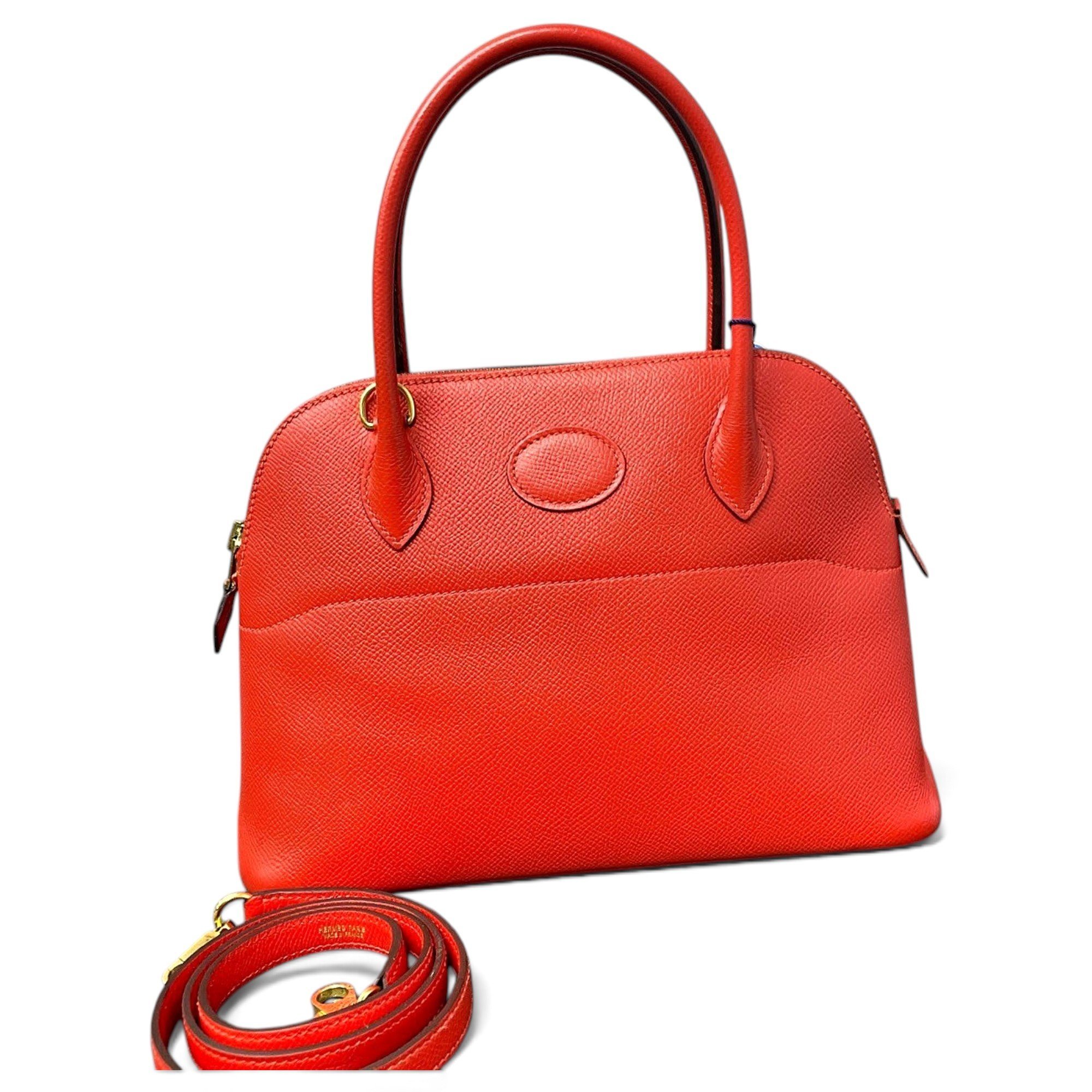Bolide leather handbag