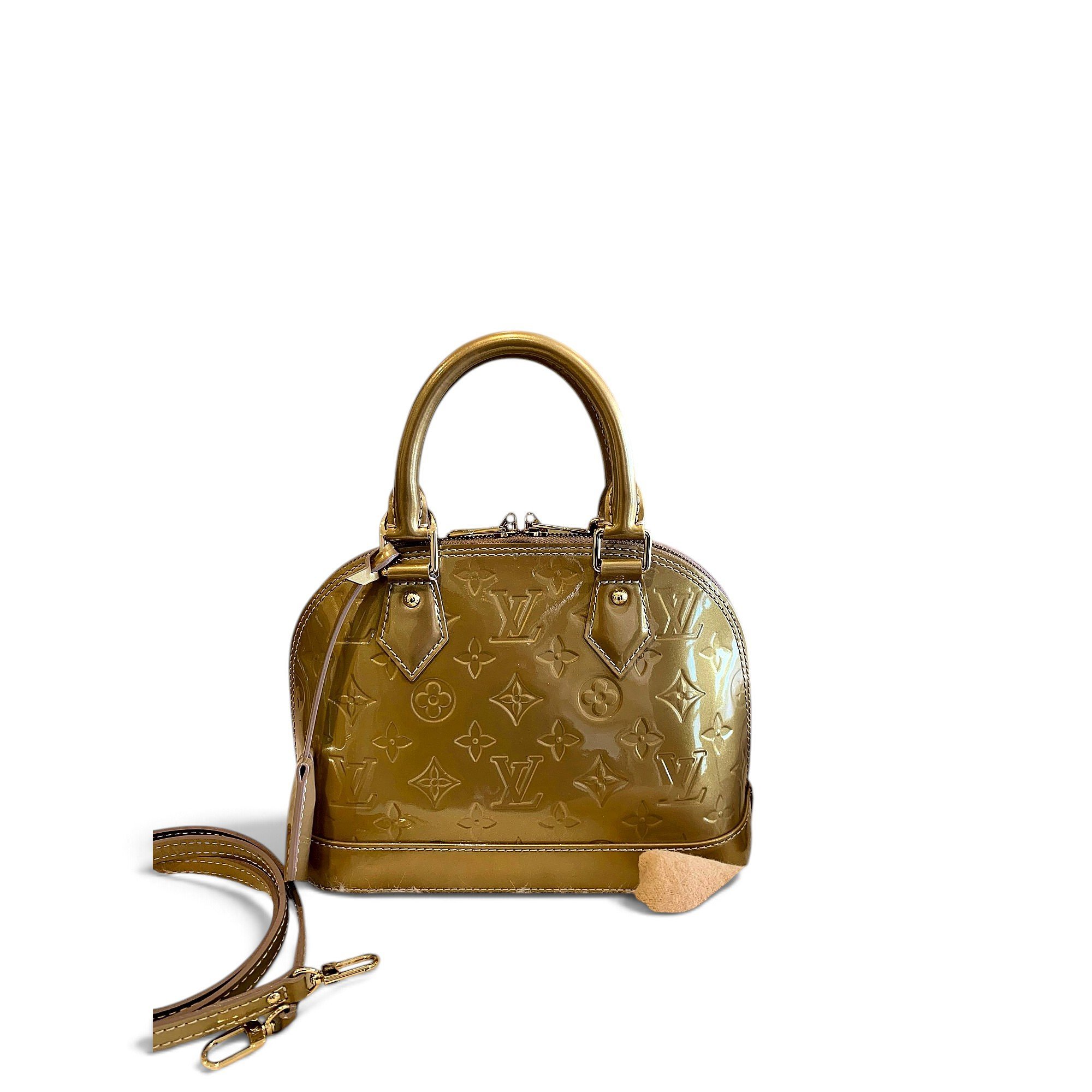 Alma BB patent leather mini bag