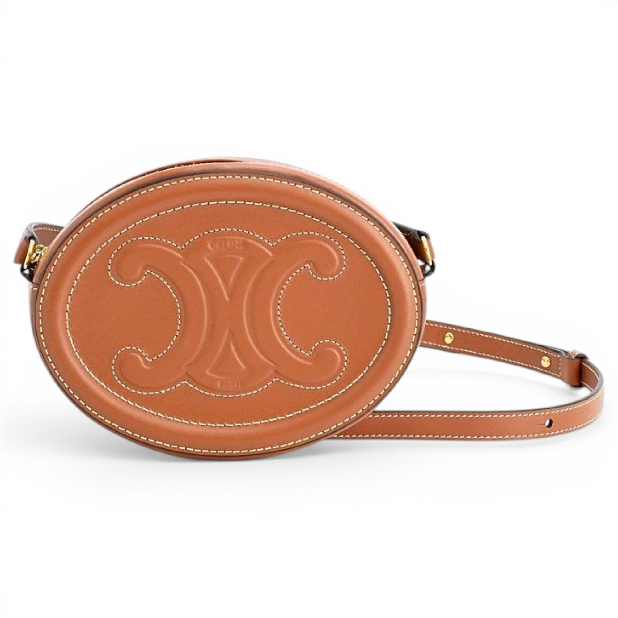 Triomphe leather handbag