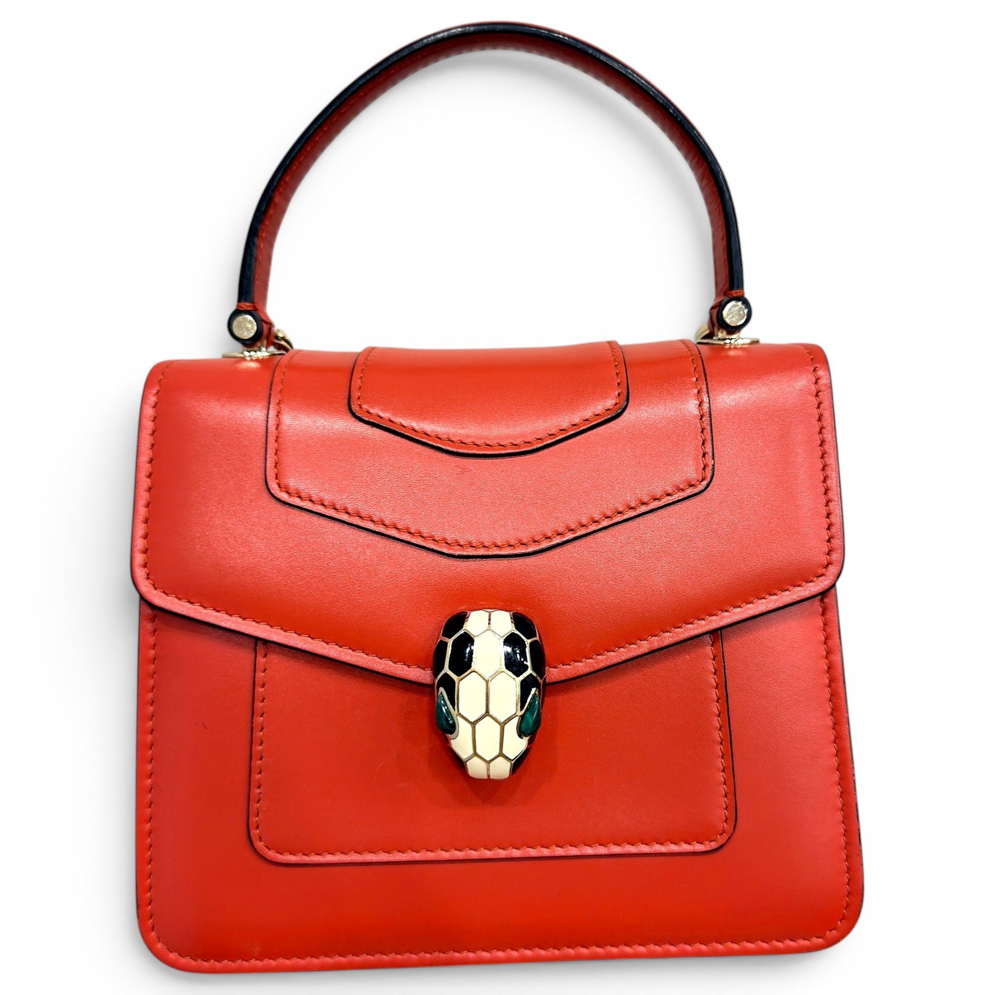 Serpenti leather crossbody bag