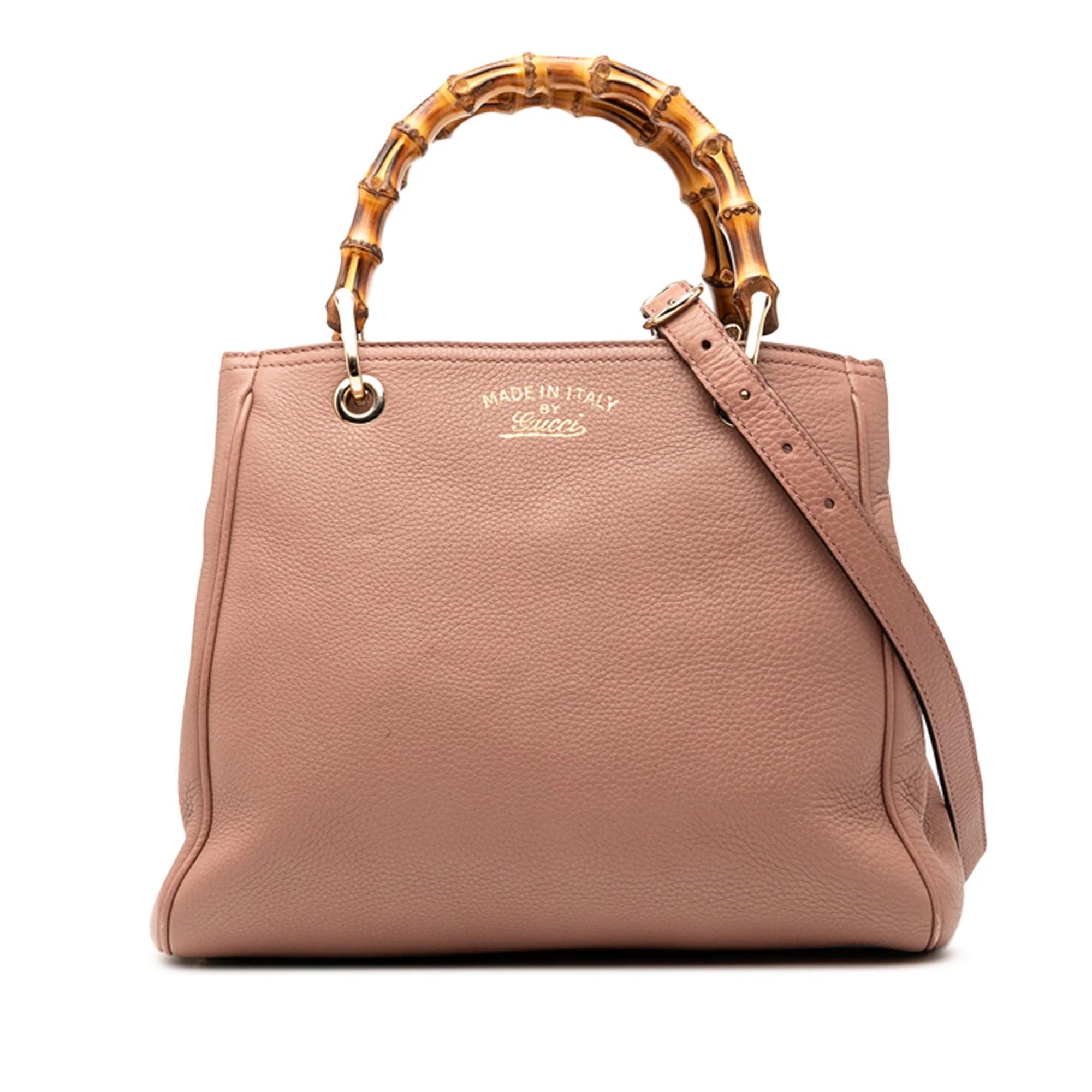 Bamboo pony-style calfskin satchel