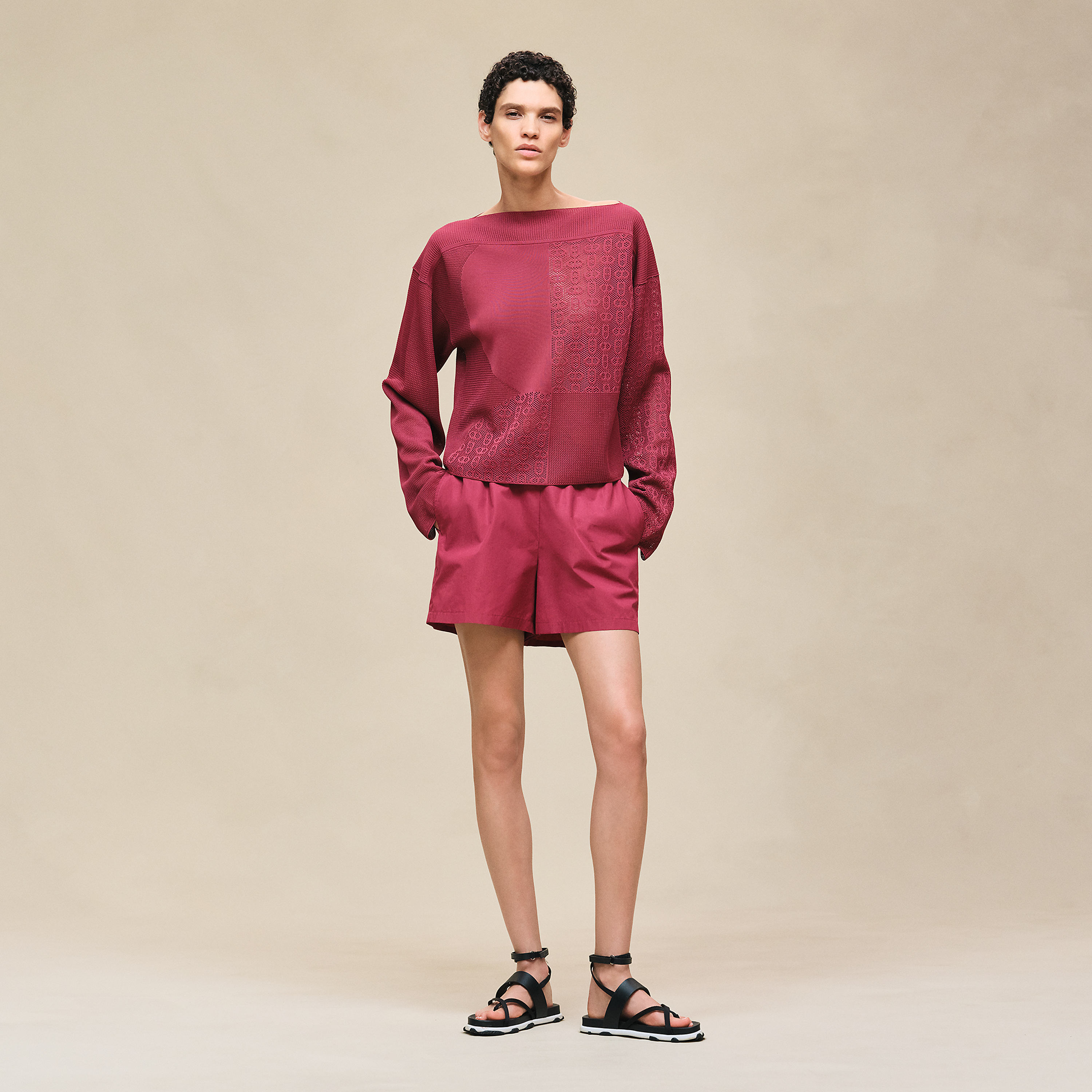 "Chaine d'Ancre" long-sleeve sweater