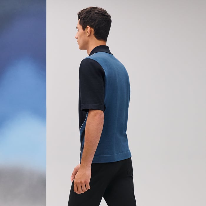 마린 “coutures Inversees Sport” 폴로 셔츠