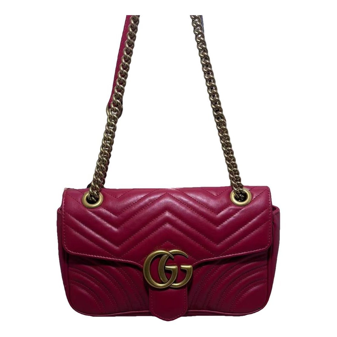 GG Marmont Flap leather handbag