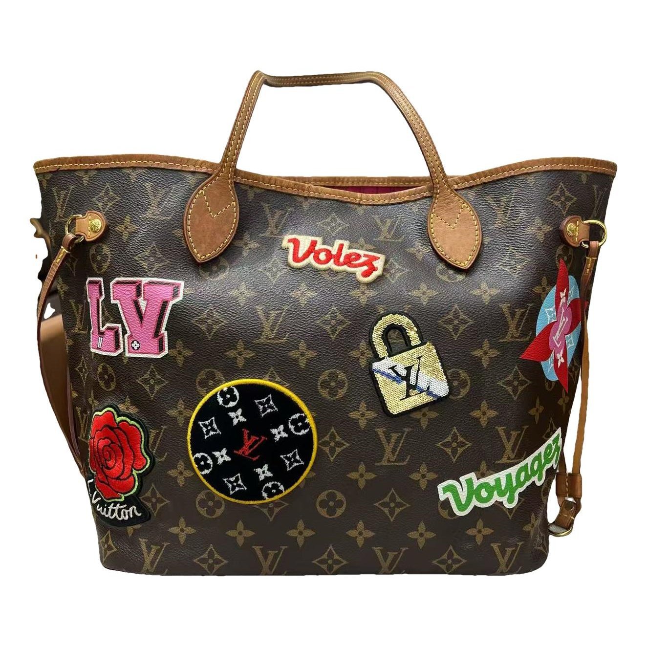 Neverfull leather handbag