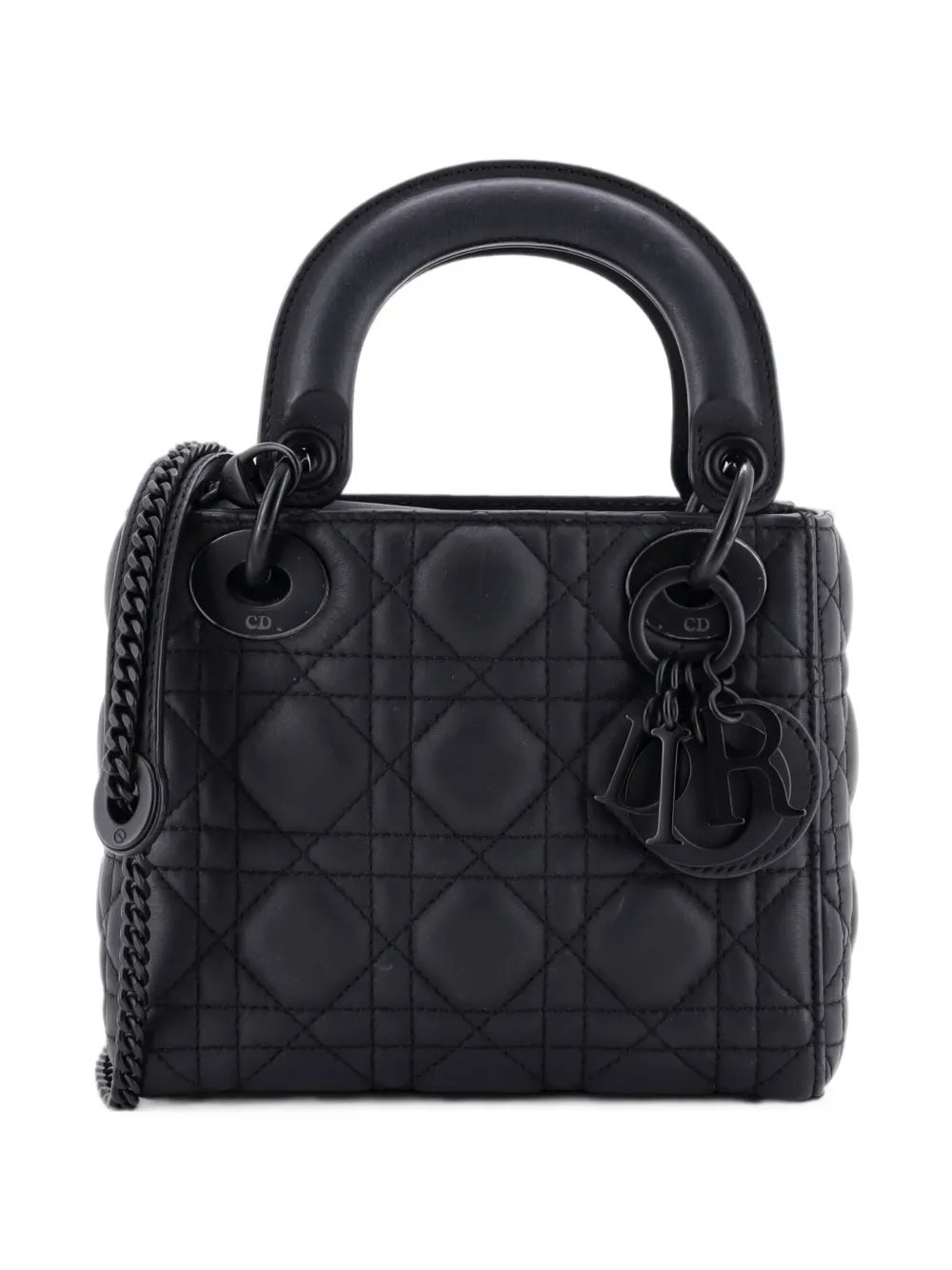Ultra Matte Lady Dior Chain Bag Cannage Quilt Calfskin Mini shoulder bag