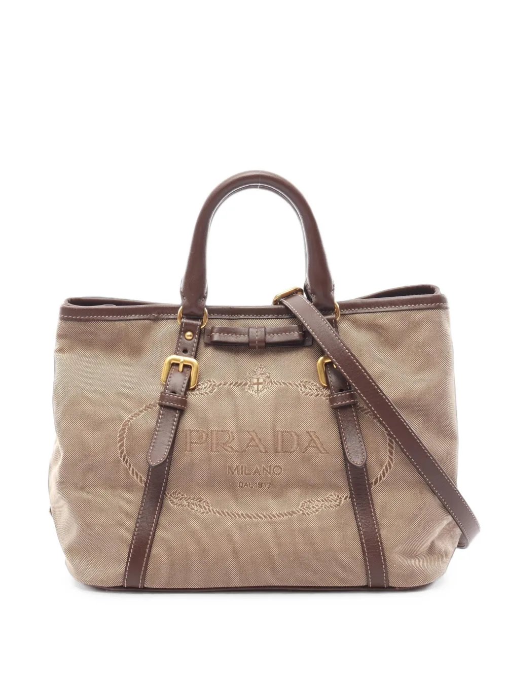 2010s Logo Jacquard tote bag