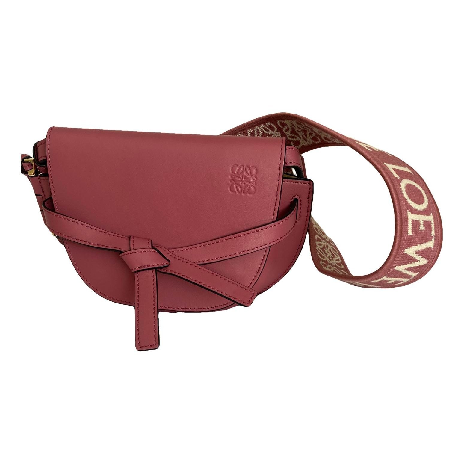 Gate leather crossbody bag