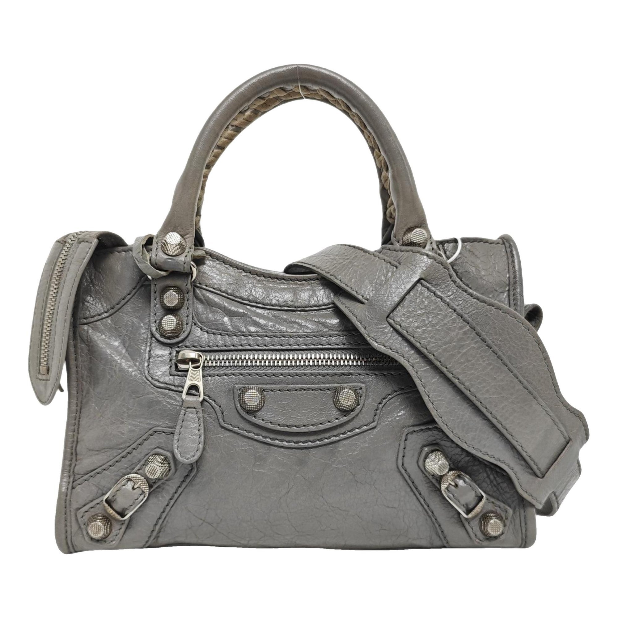 City leather crossbody bag