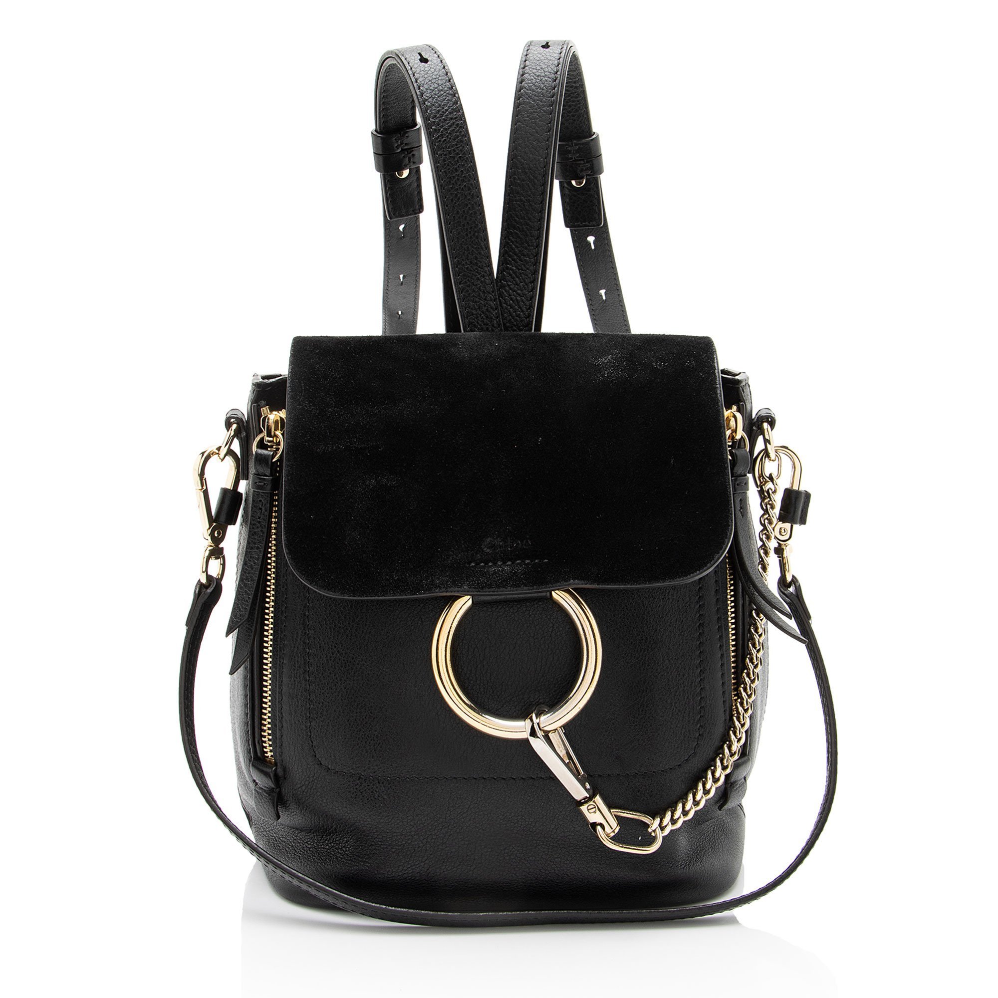 Faye leather backpack
