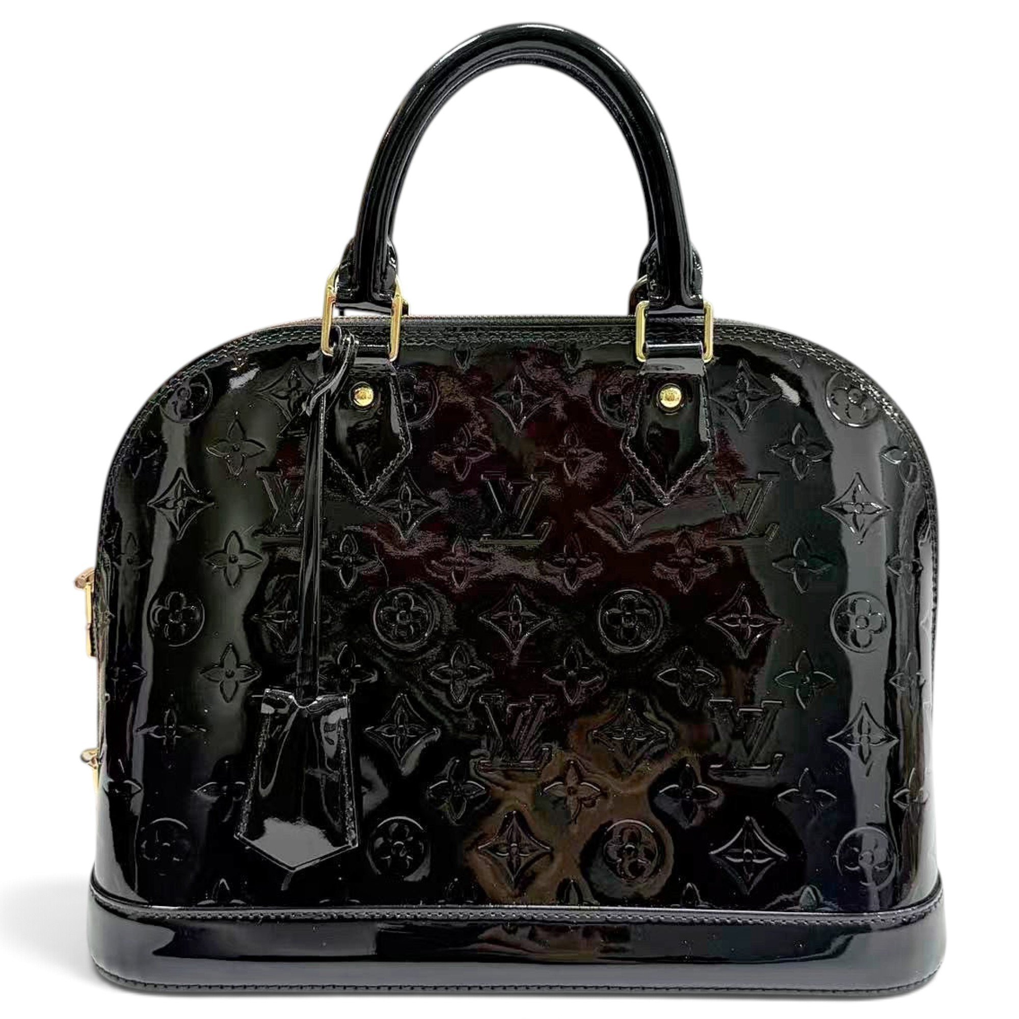 Alma patent leather handbag