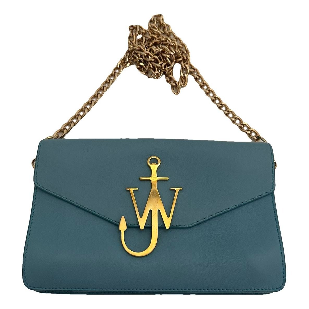 Logo leather handbag