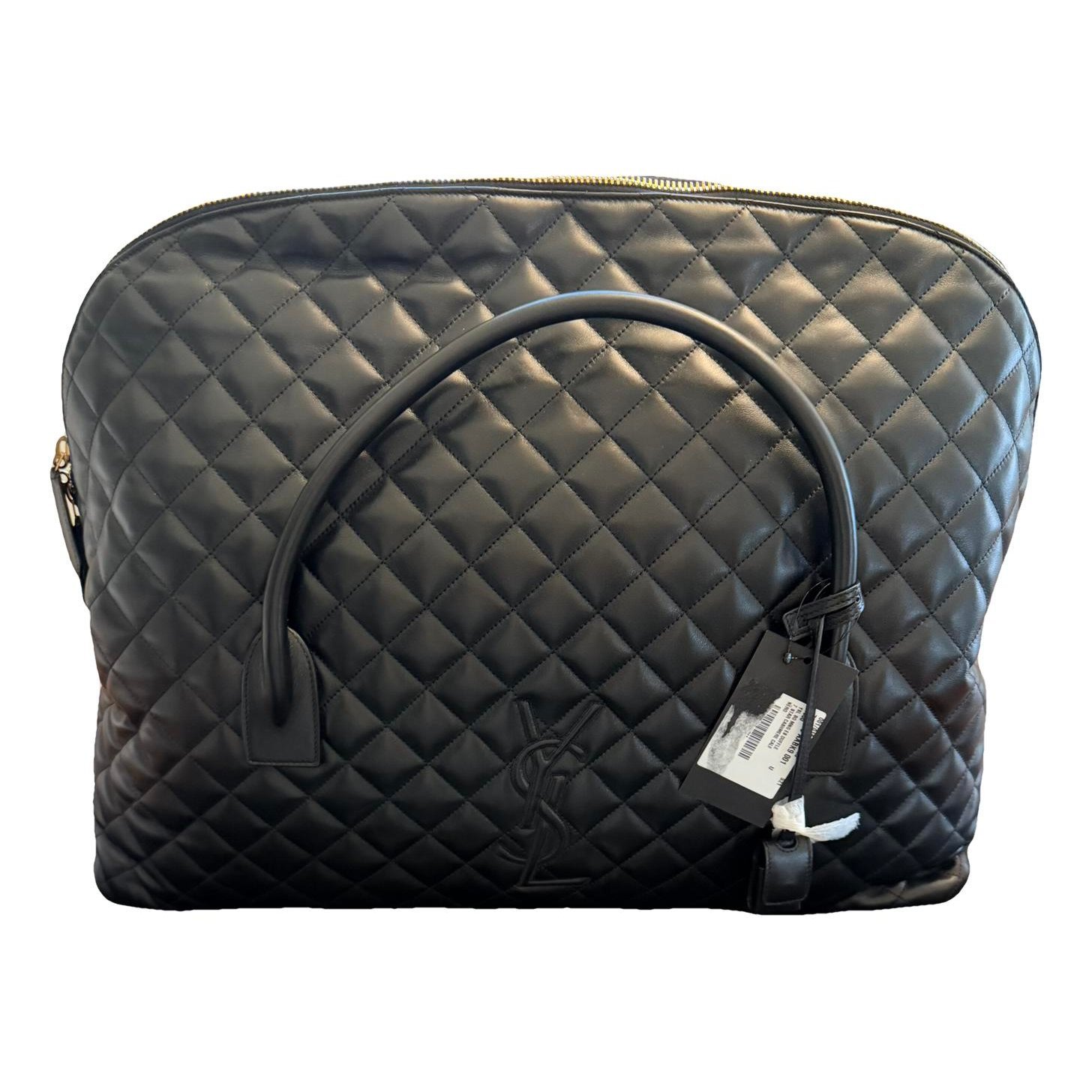 Leather travel bag