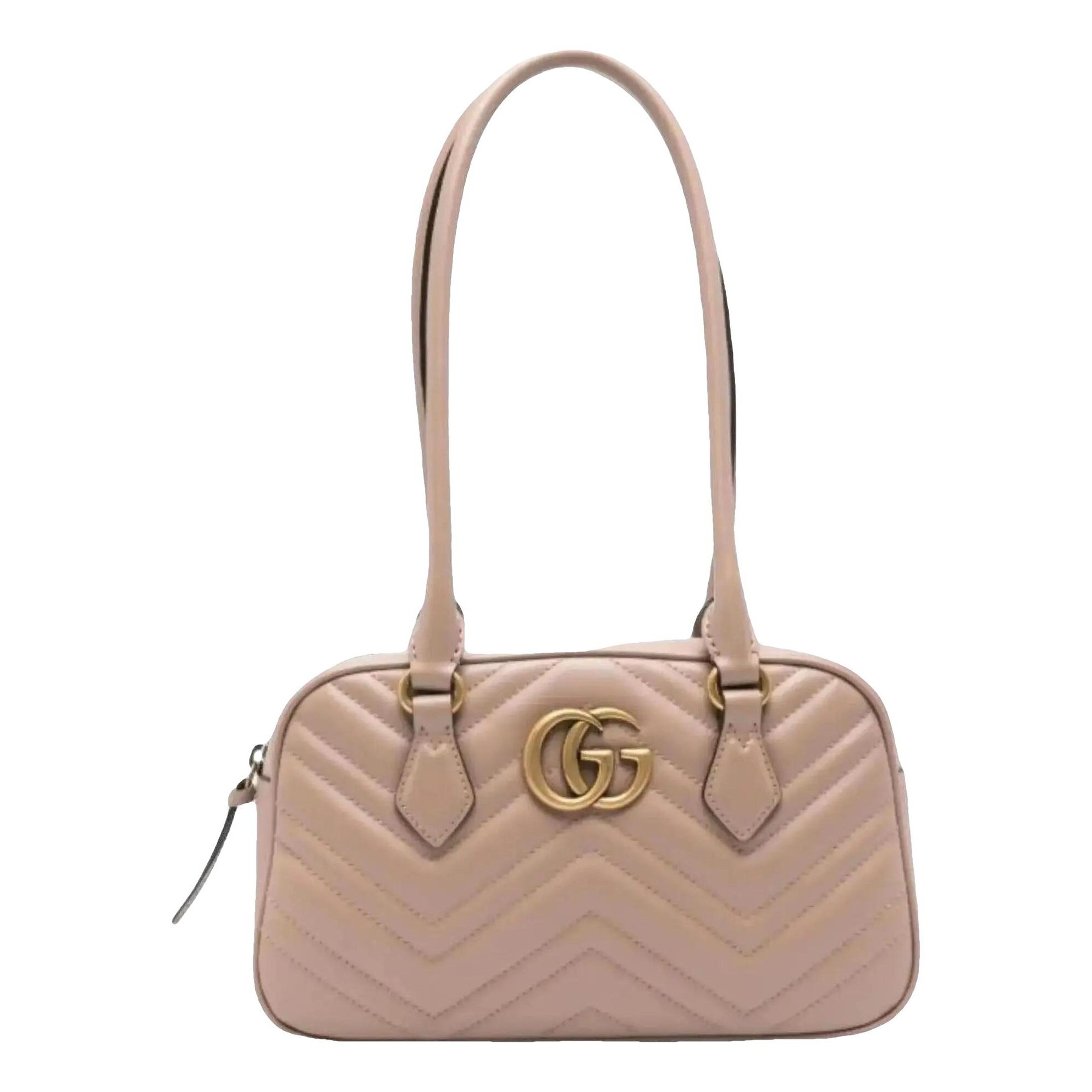 Pearly GG Marmont Flap leather crossbody bag