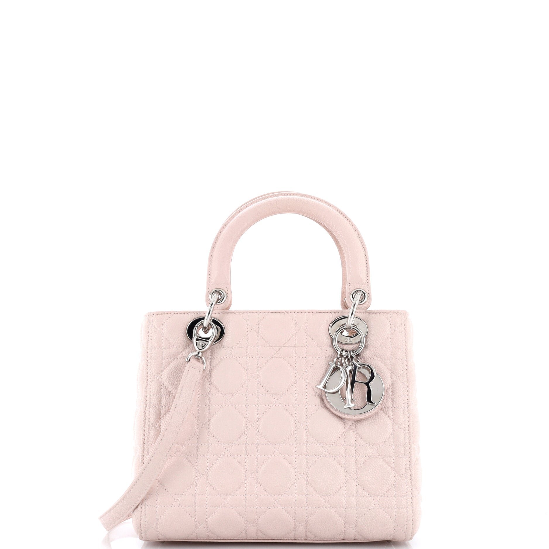 Lady Dior Bag Cannage Quilt Grained Calfskin Medium