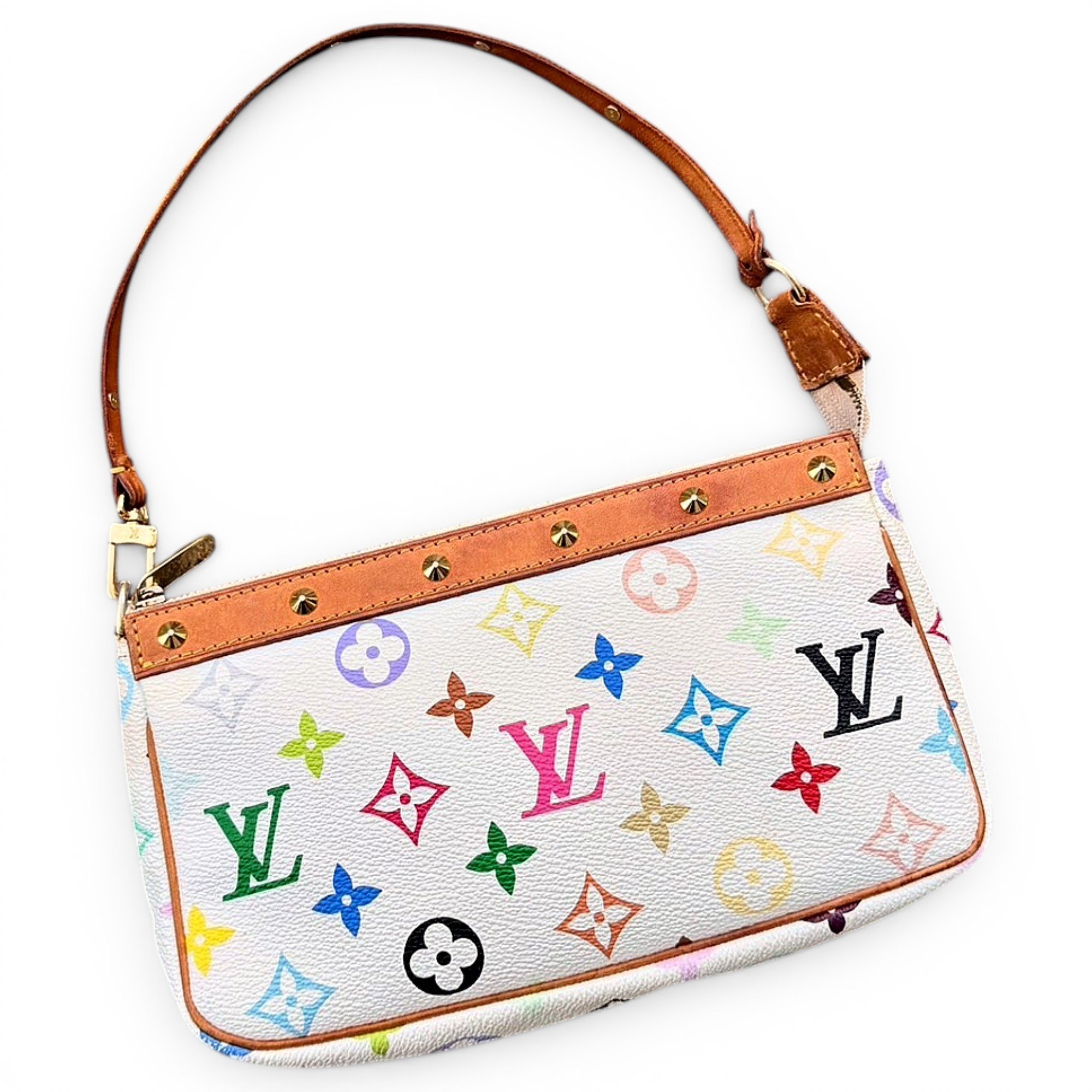 Pochette Accessoire leather handbag
