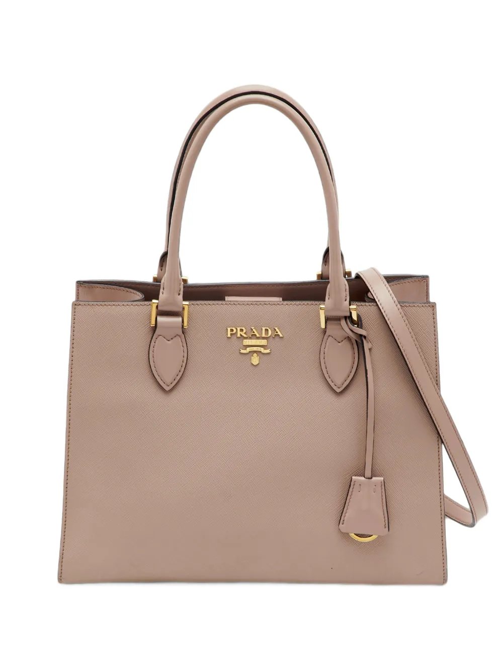 Saffiano-leather tote bag