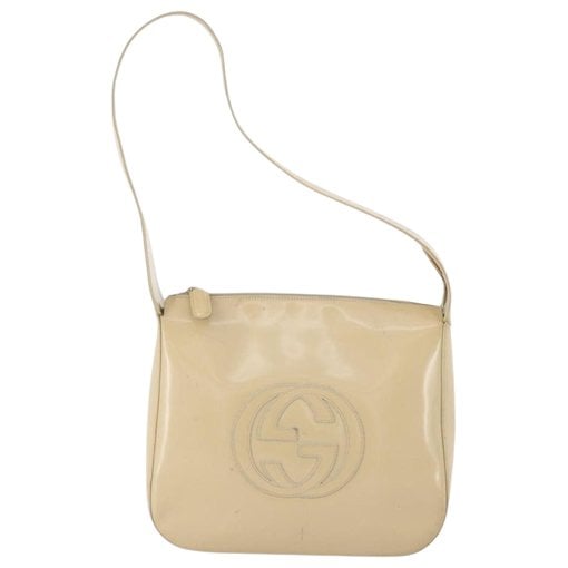 Patent leather handbag