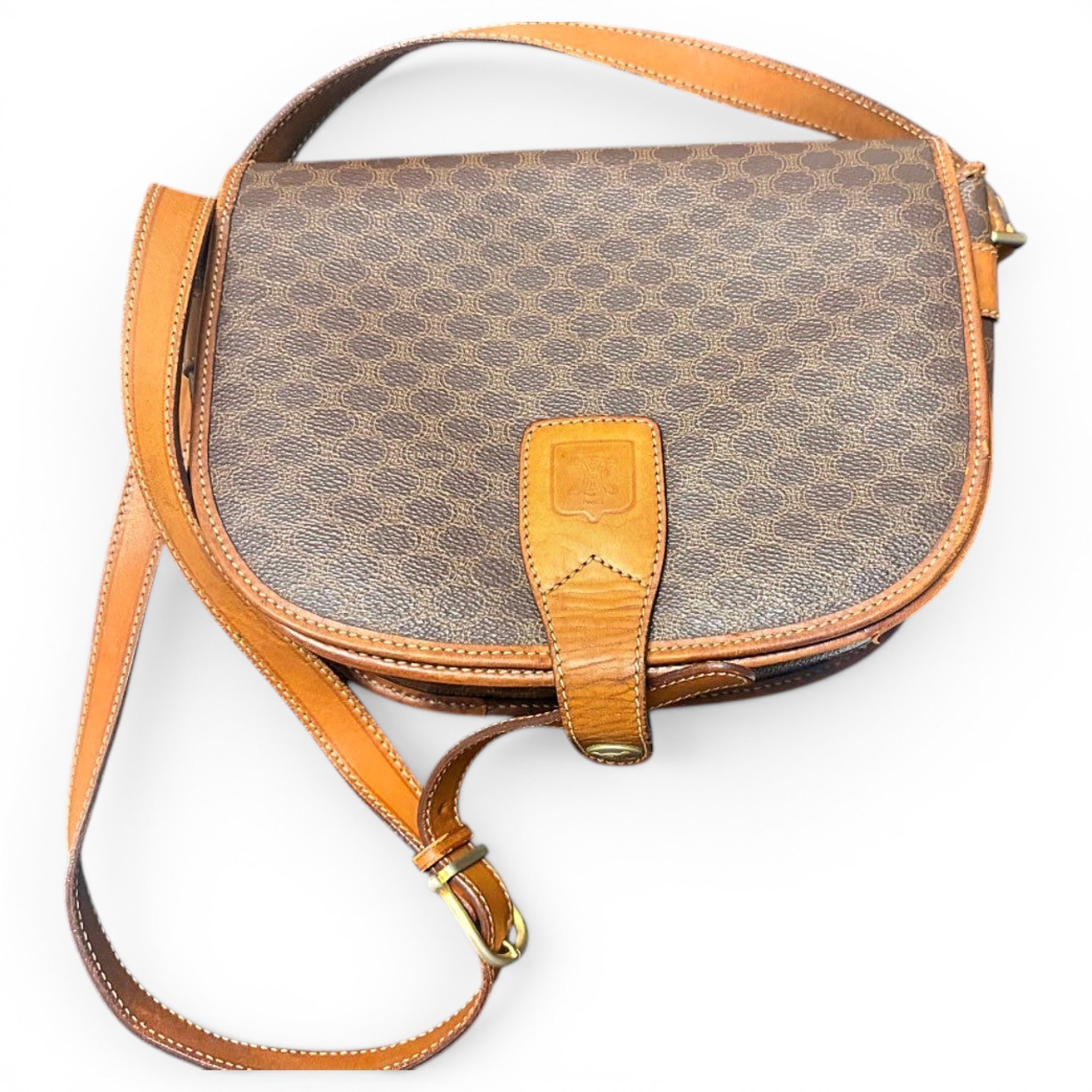 Folco leather crossbody bag