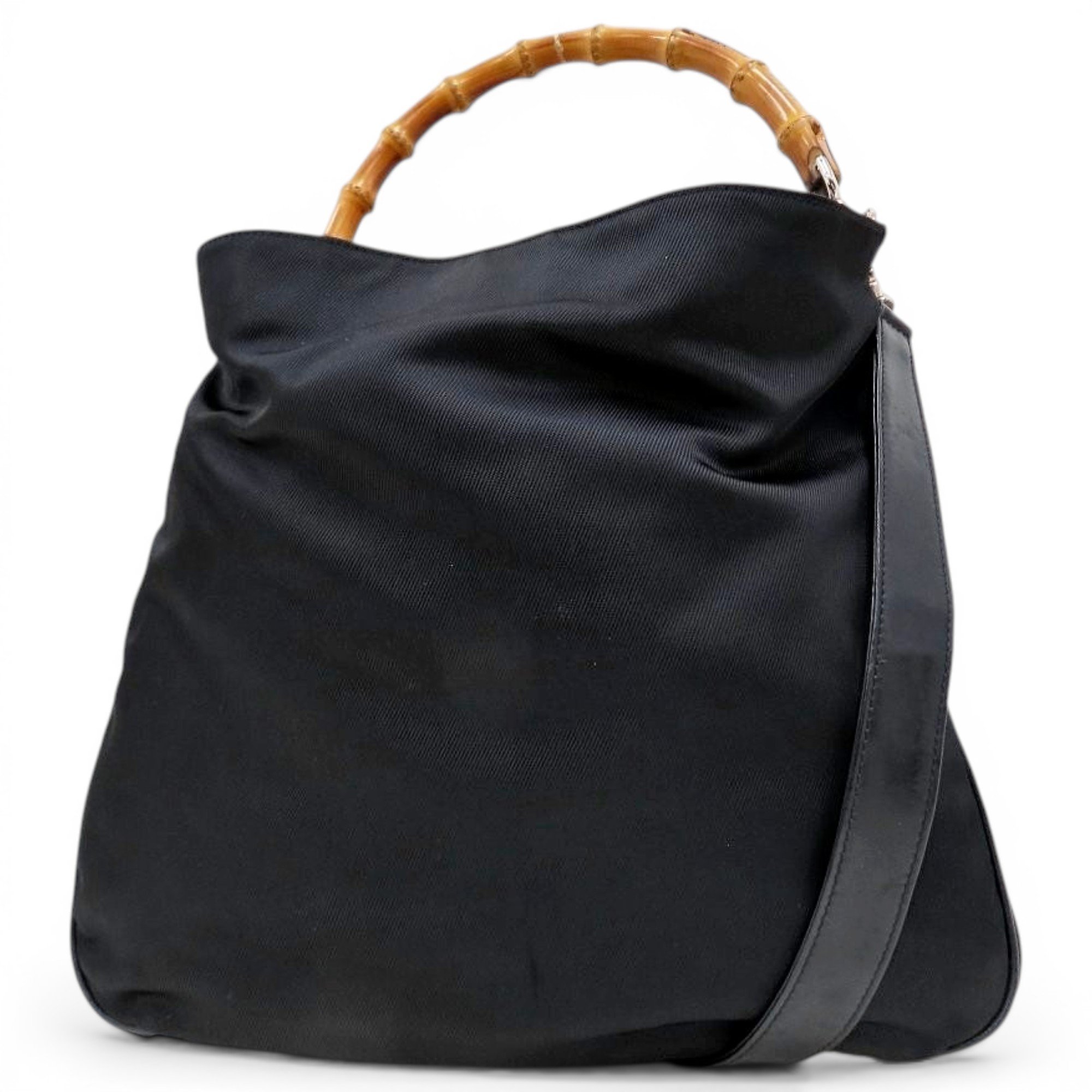 Bamboo Top Handle cloth handbag