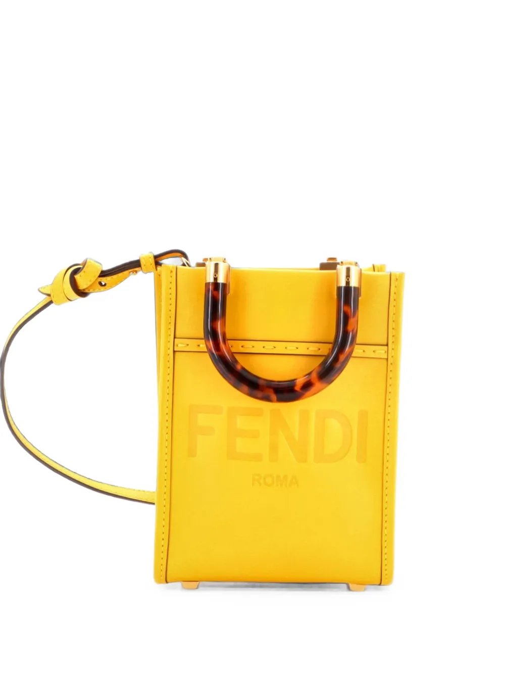 Sunshine Shopper Tote Leather Mini crossbody bag