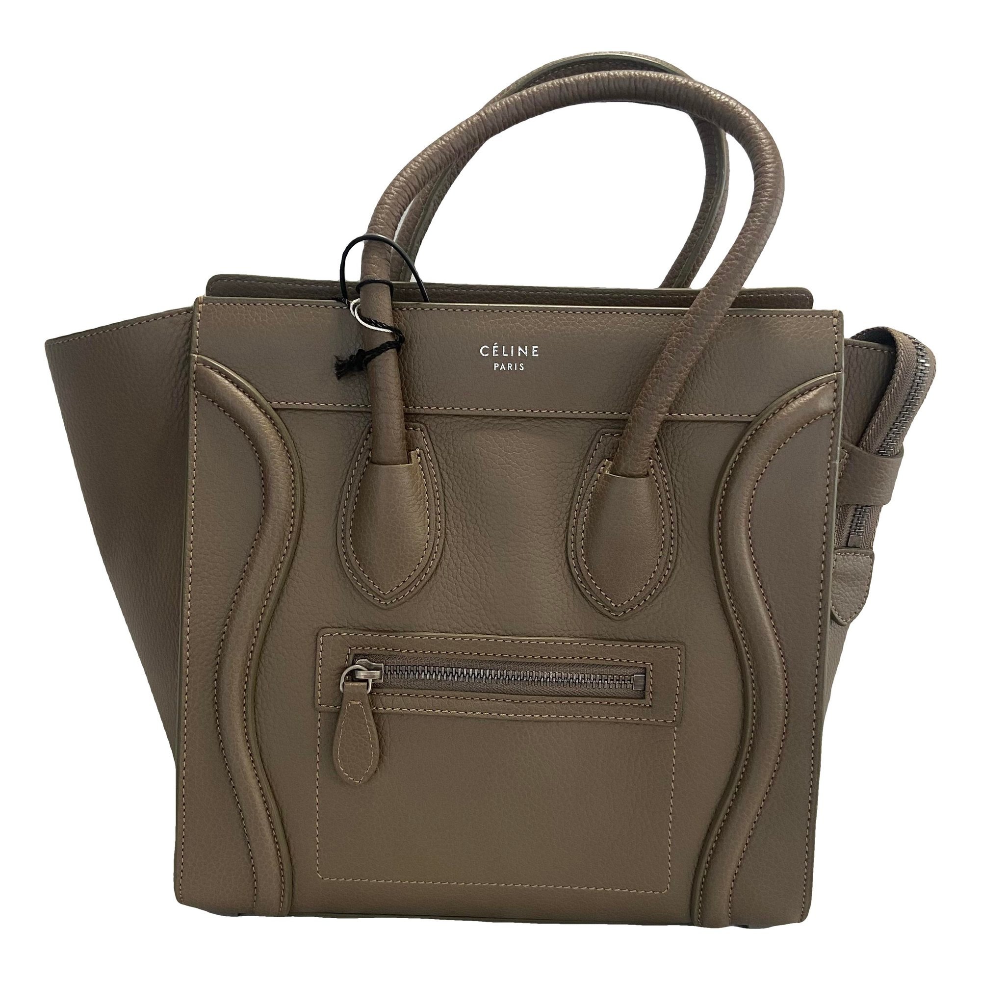 Luggage leather handbag
