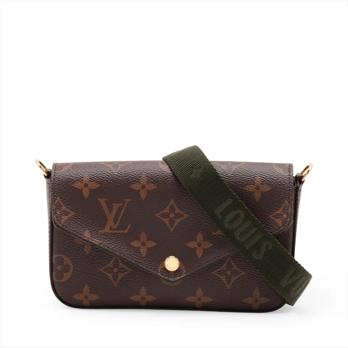Louis Vuitton Monogram Multi Pochette Felicie M80091 Brown There was an RFID res