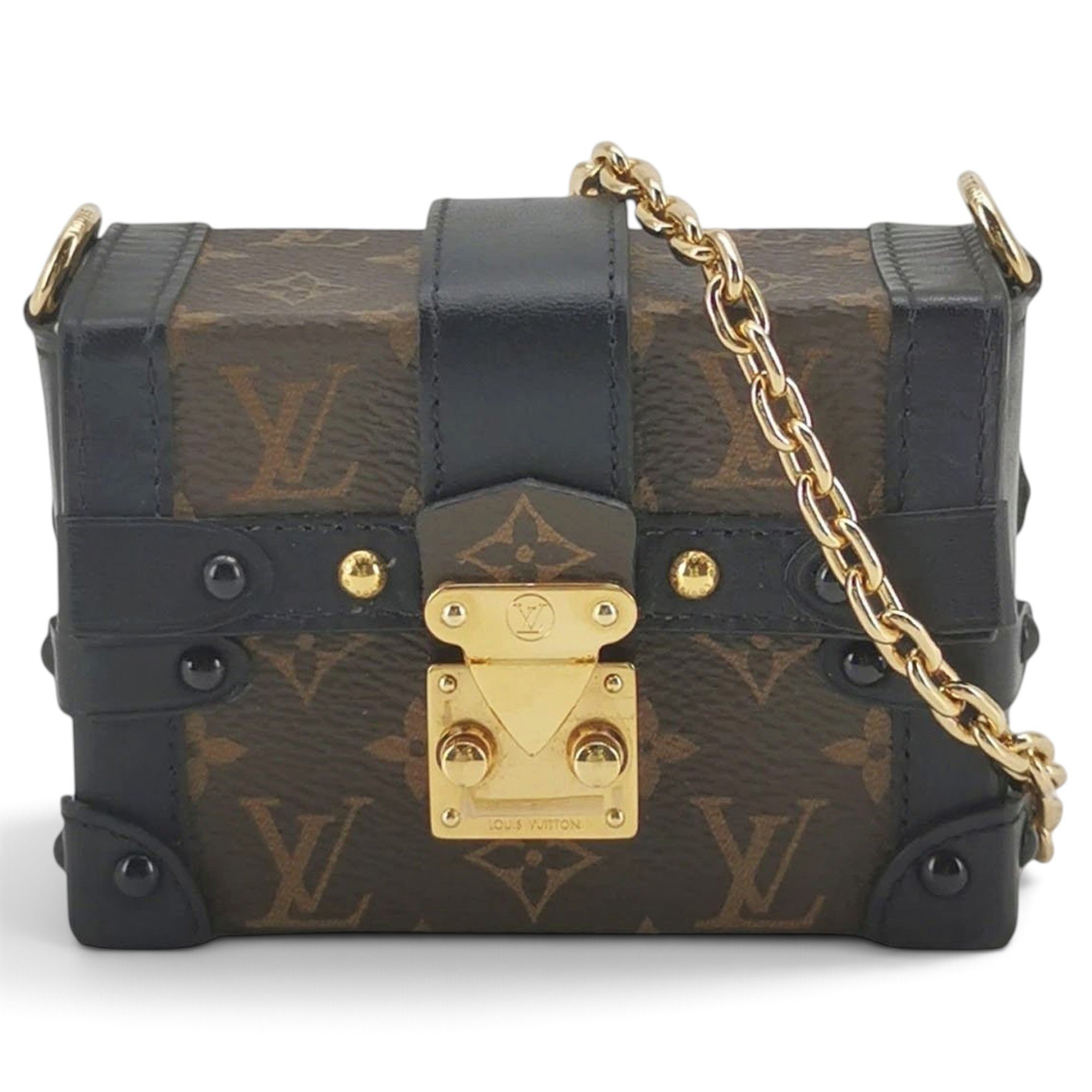 Petite Malle leather handbag