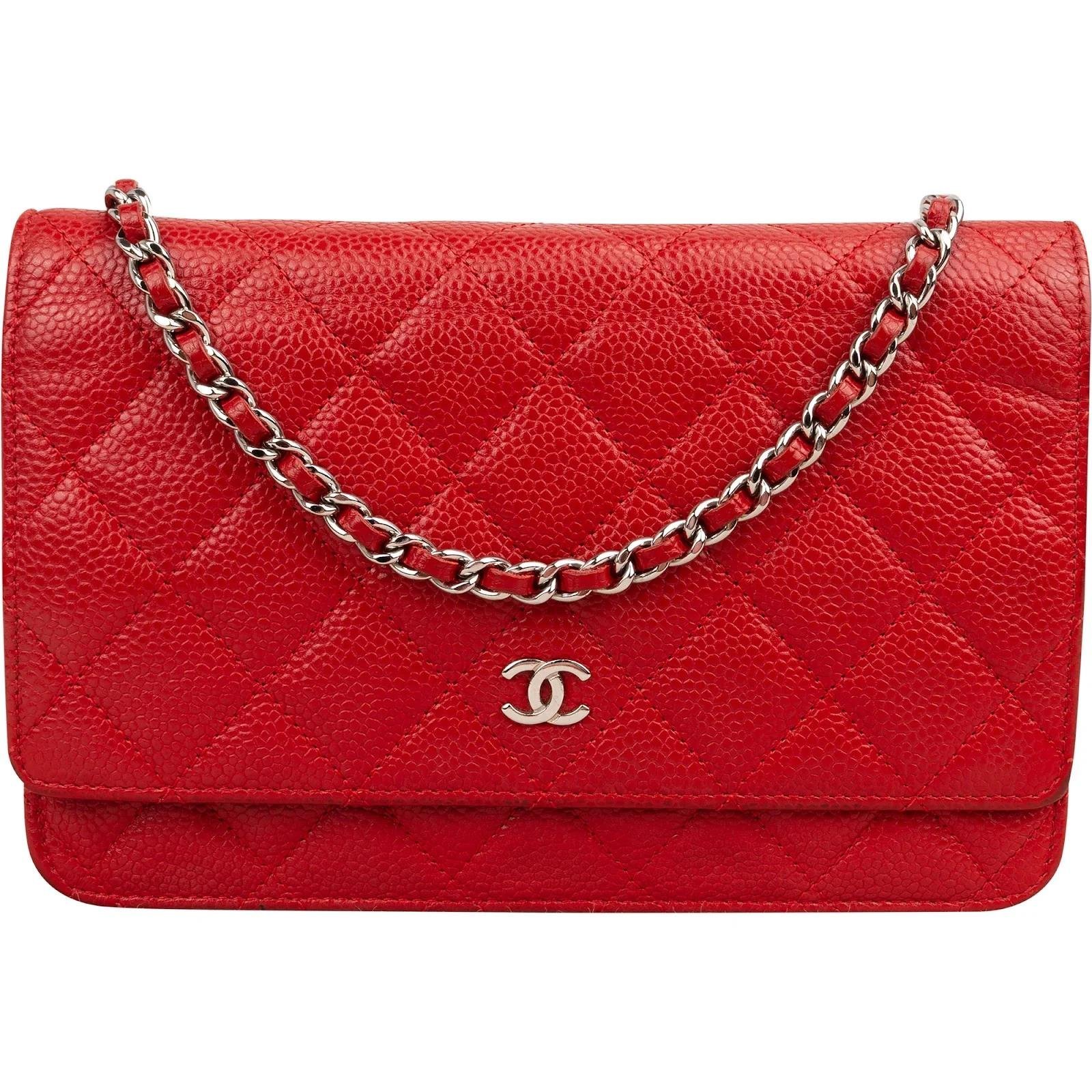 Wallet On Chain Timeless/Classique leather crossbody bag