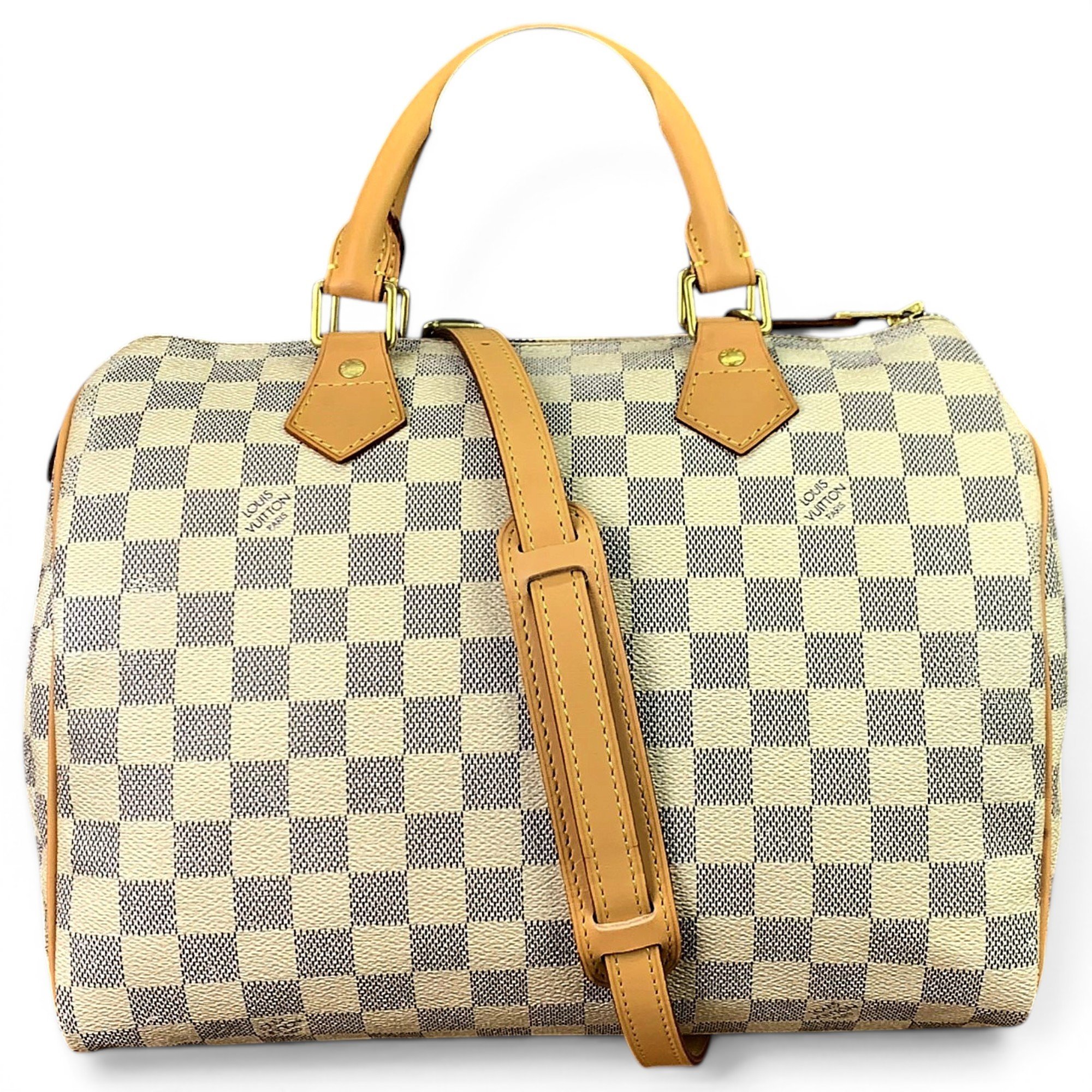 Speedy leather crossbody bag