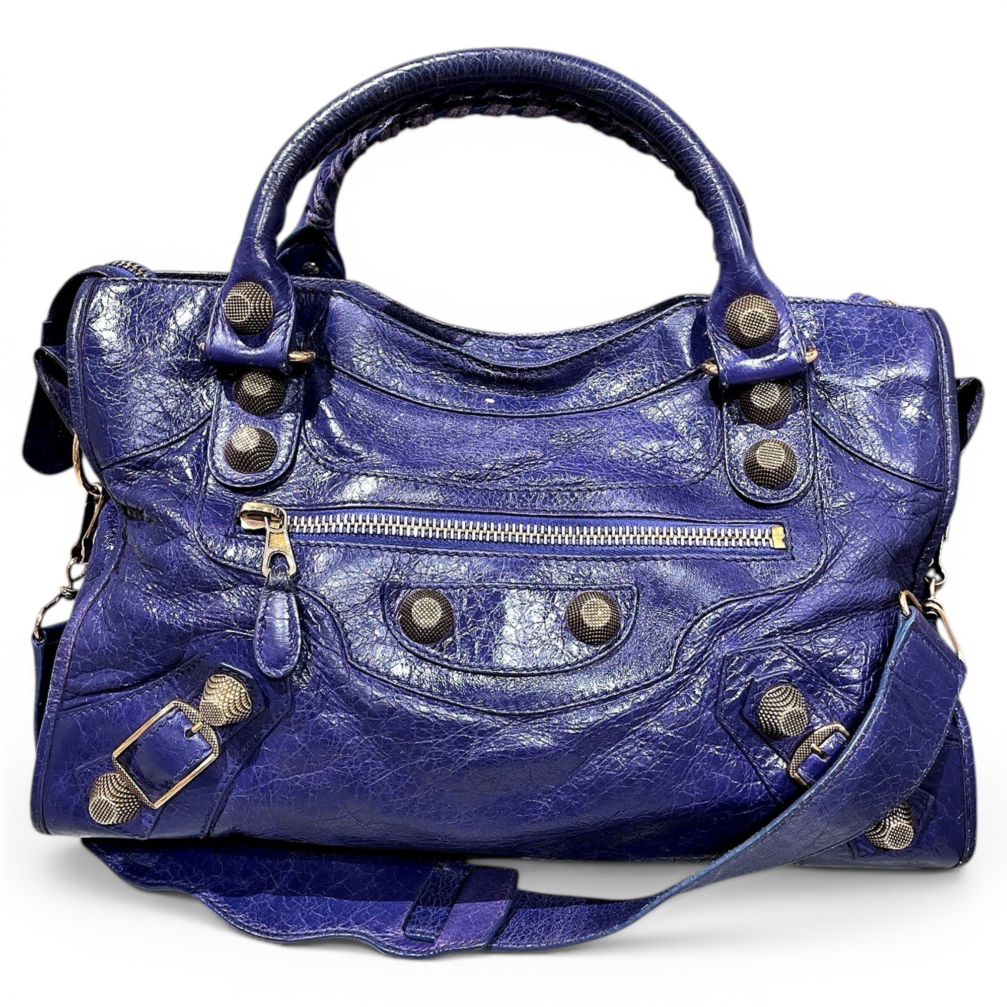 City leather bag