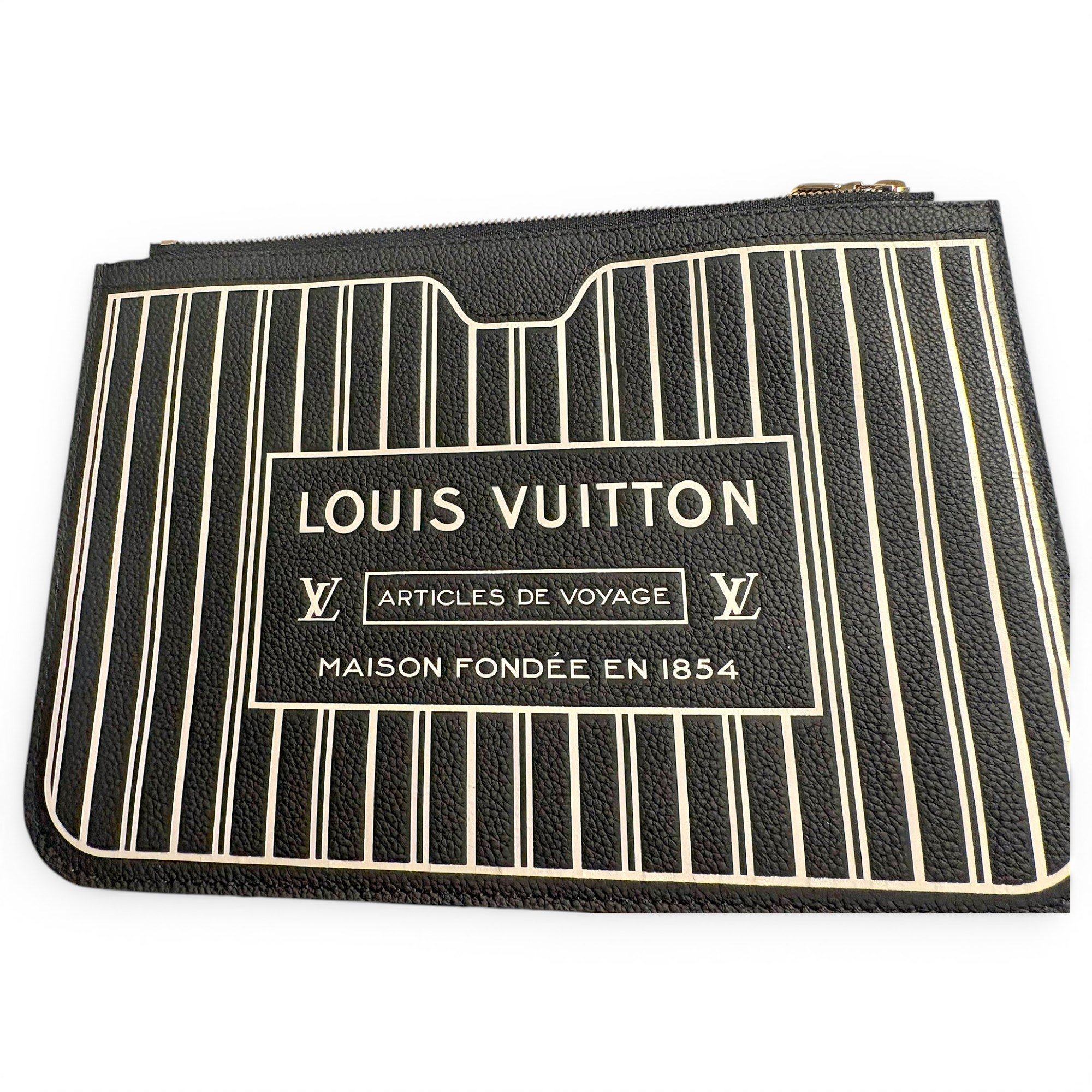 Leather clutch bag