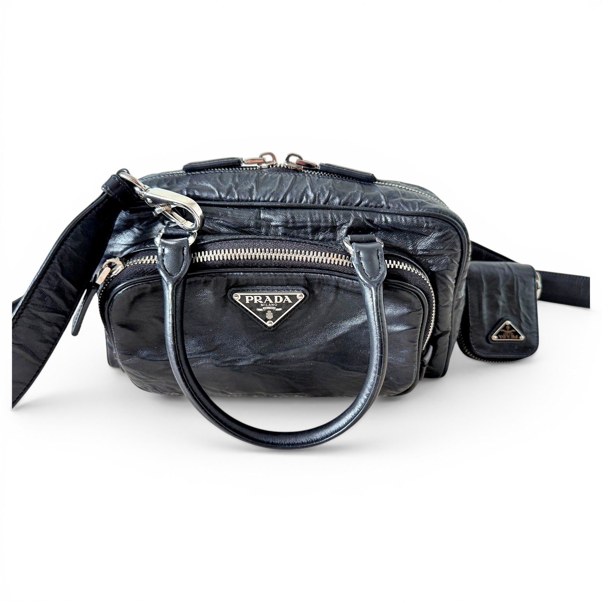 Leather handbag