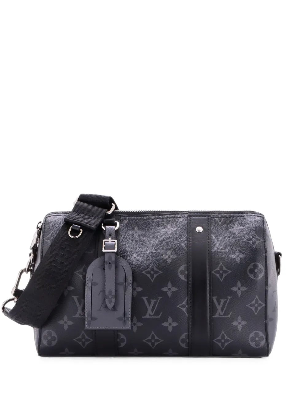 City Keepall Bag Reverse Monogram Eclipse Canvas crossbody bag