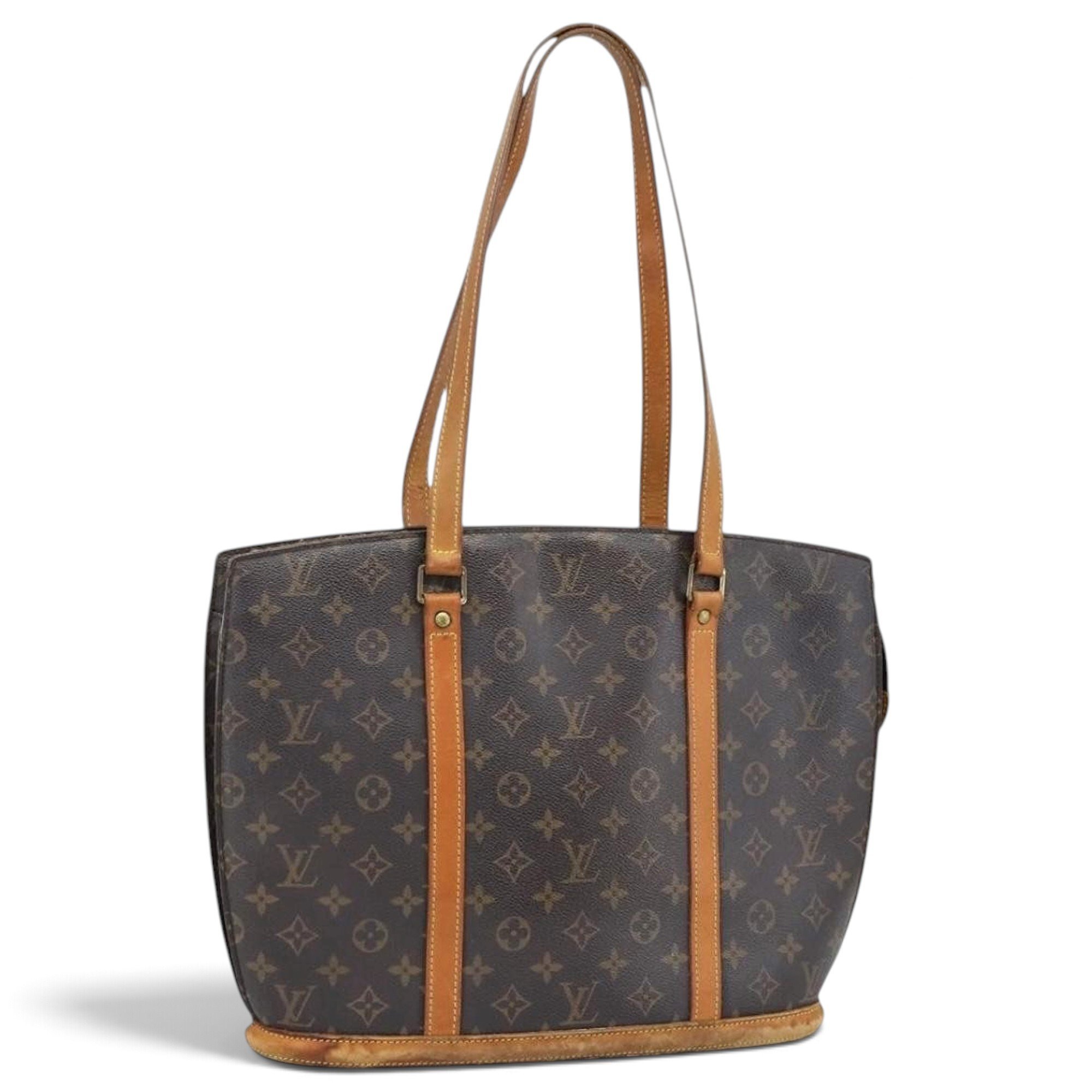 Babylone vintage leather tote