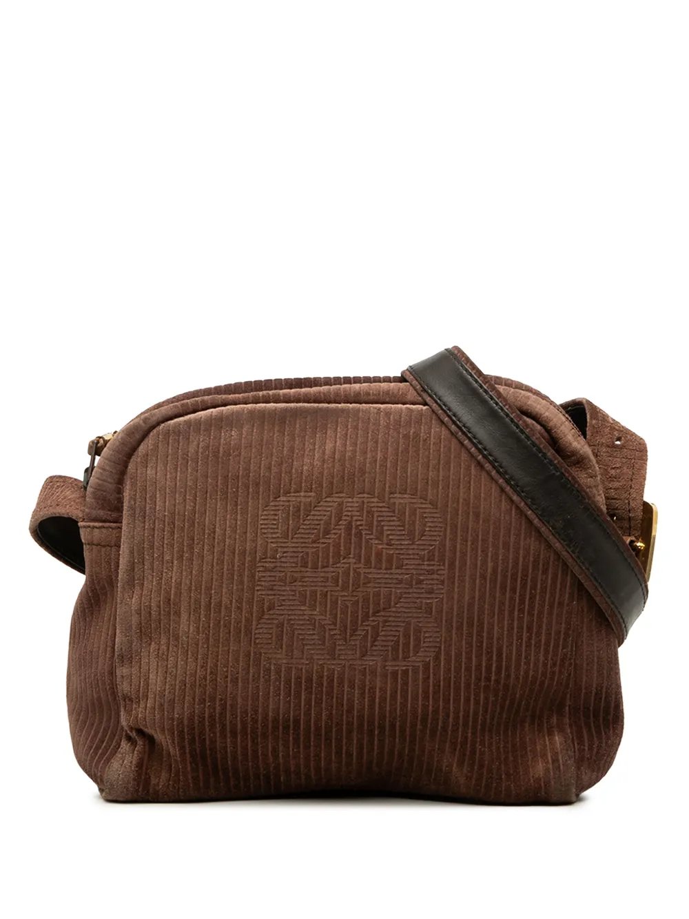 1990-2000 Corduroy Anagram shoulder bag