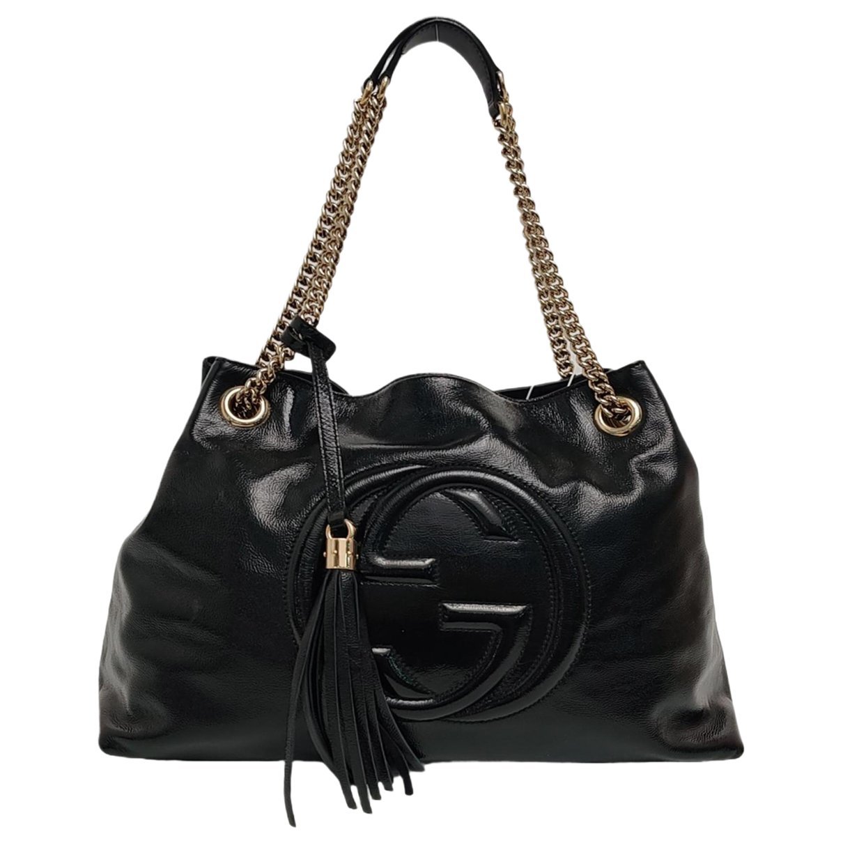 Soho patent leather handbag