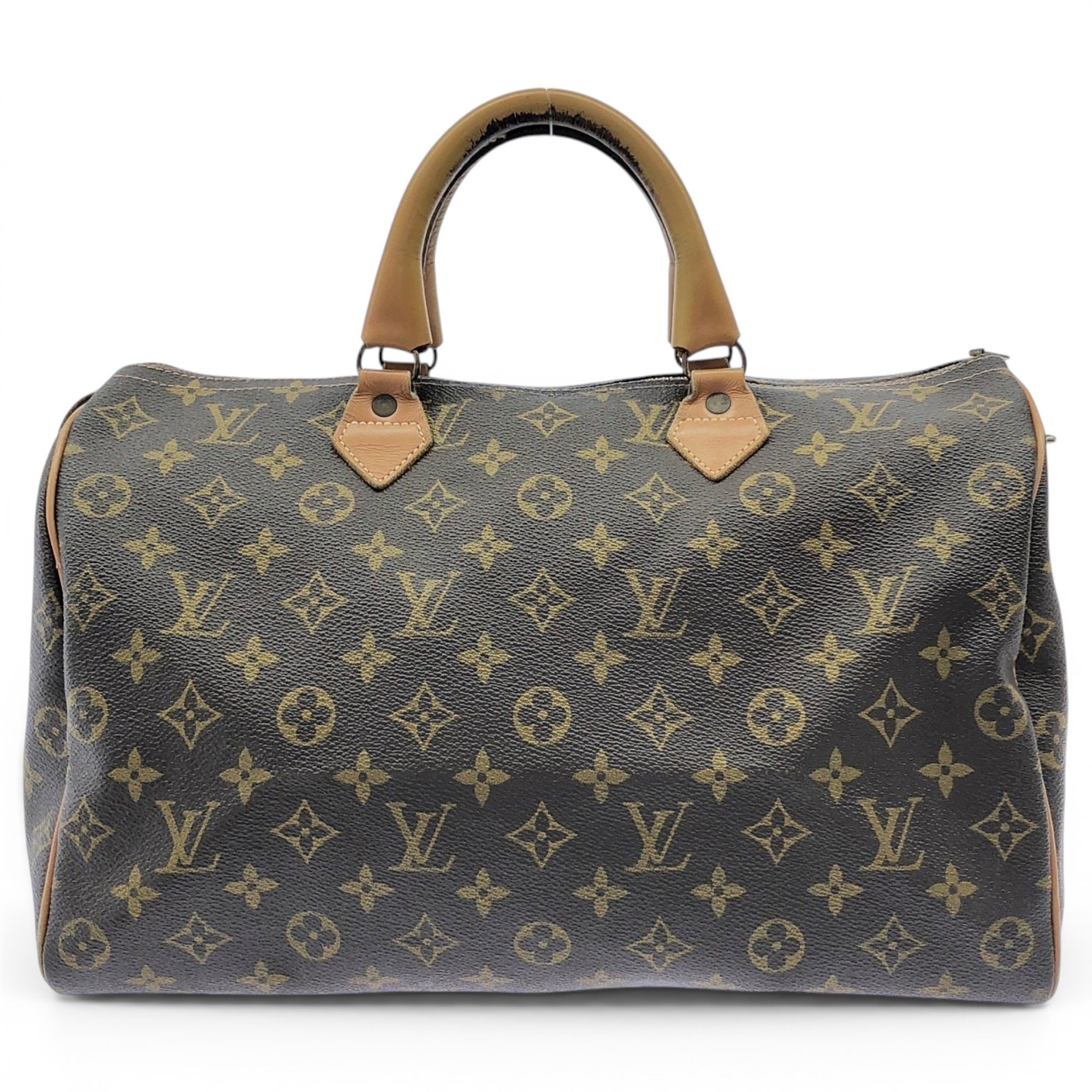 Speedy leather handbag