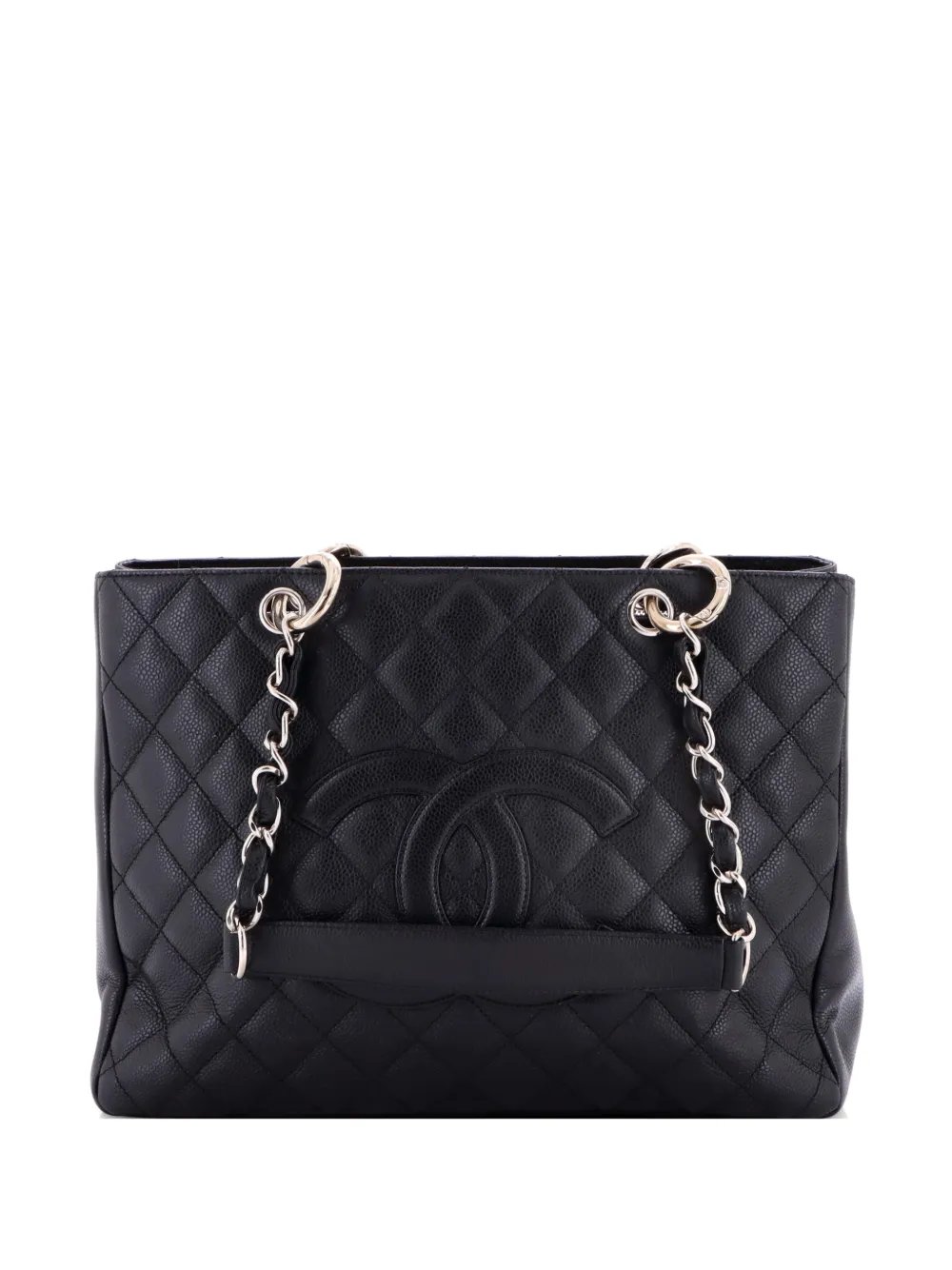 Grand Shopping Quilted Caviar tote bag
