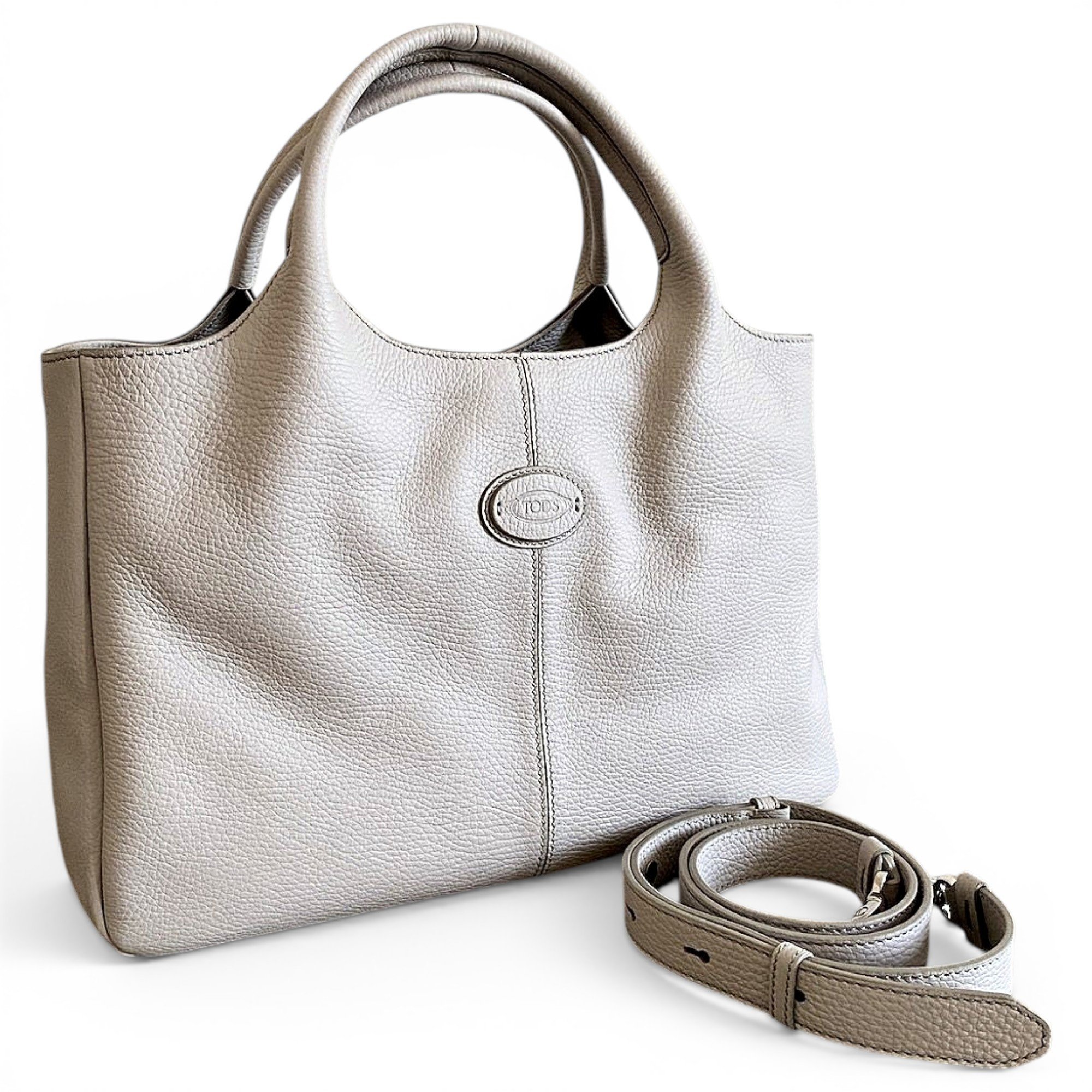 Leather tote
