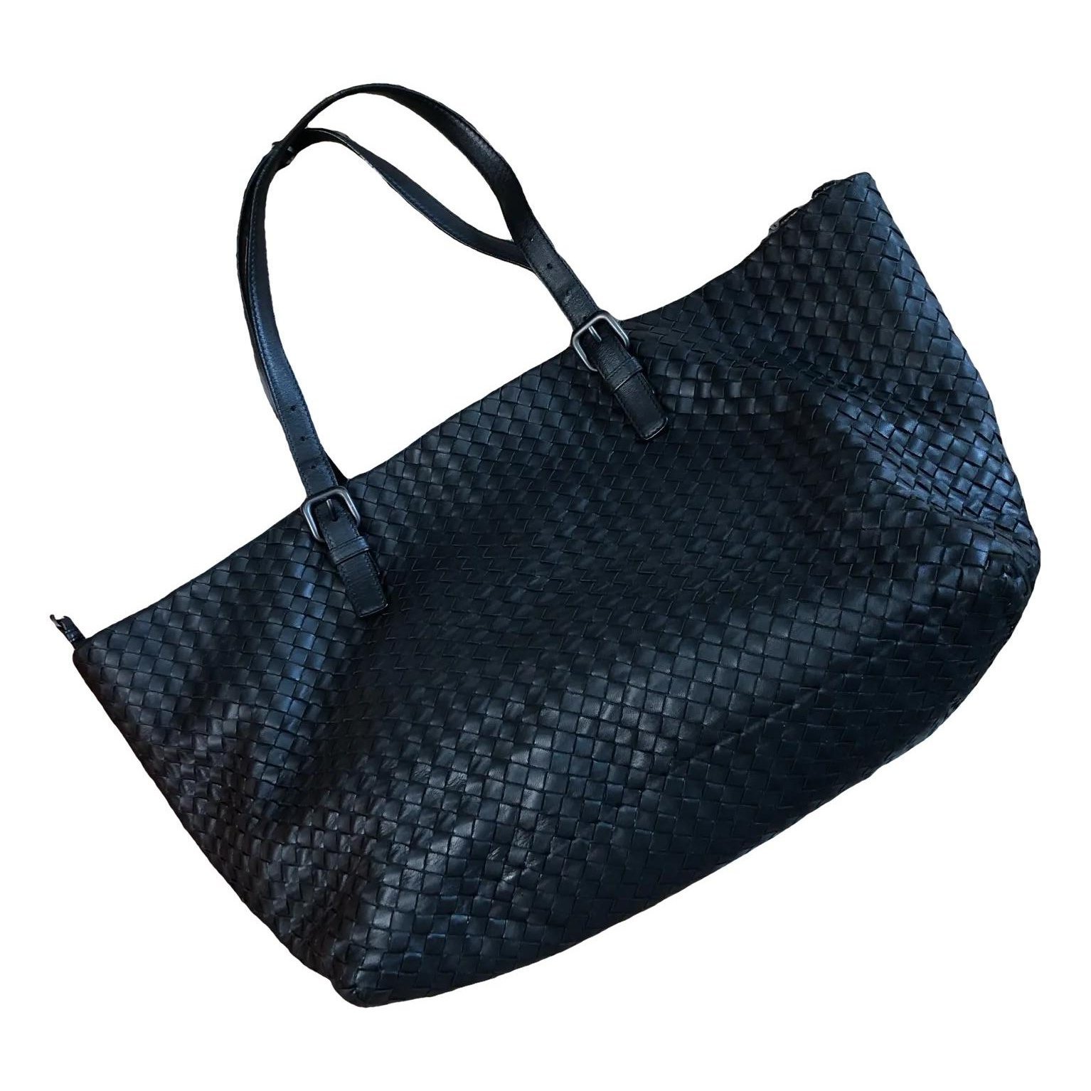 Fourre-Tout leather handbag