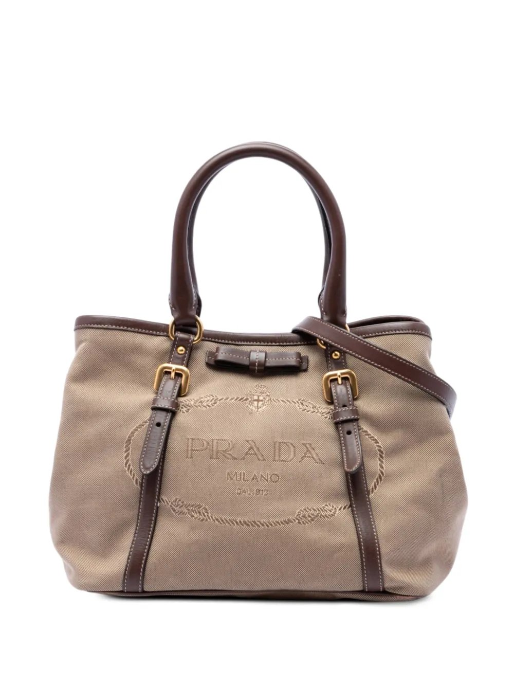 2000-2012 Canvas Canapa Logo Bow satchel