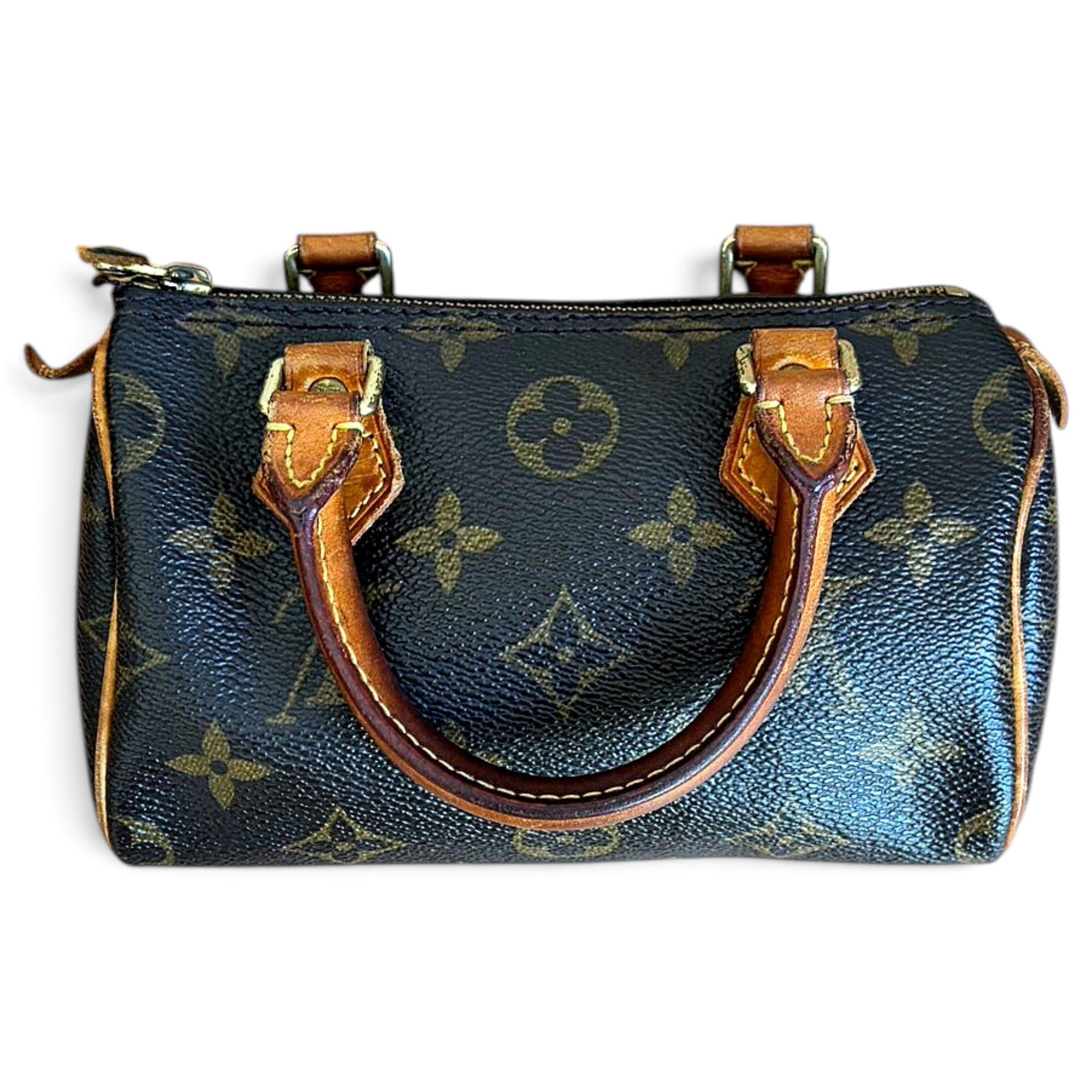 Nano Speedy / Mini HL leather handbag