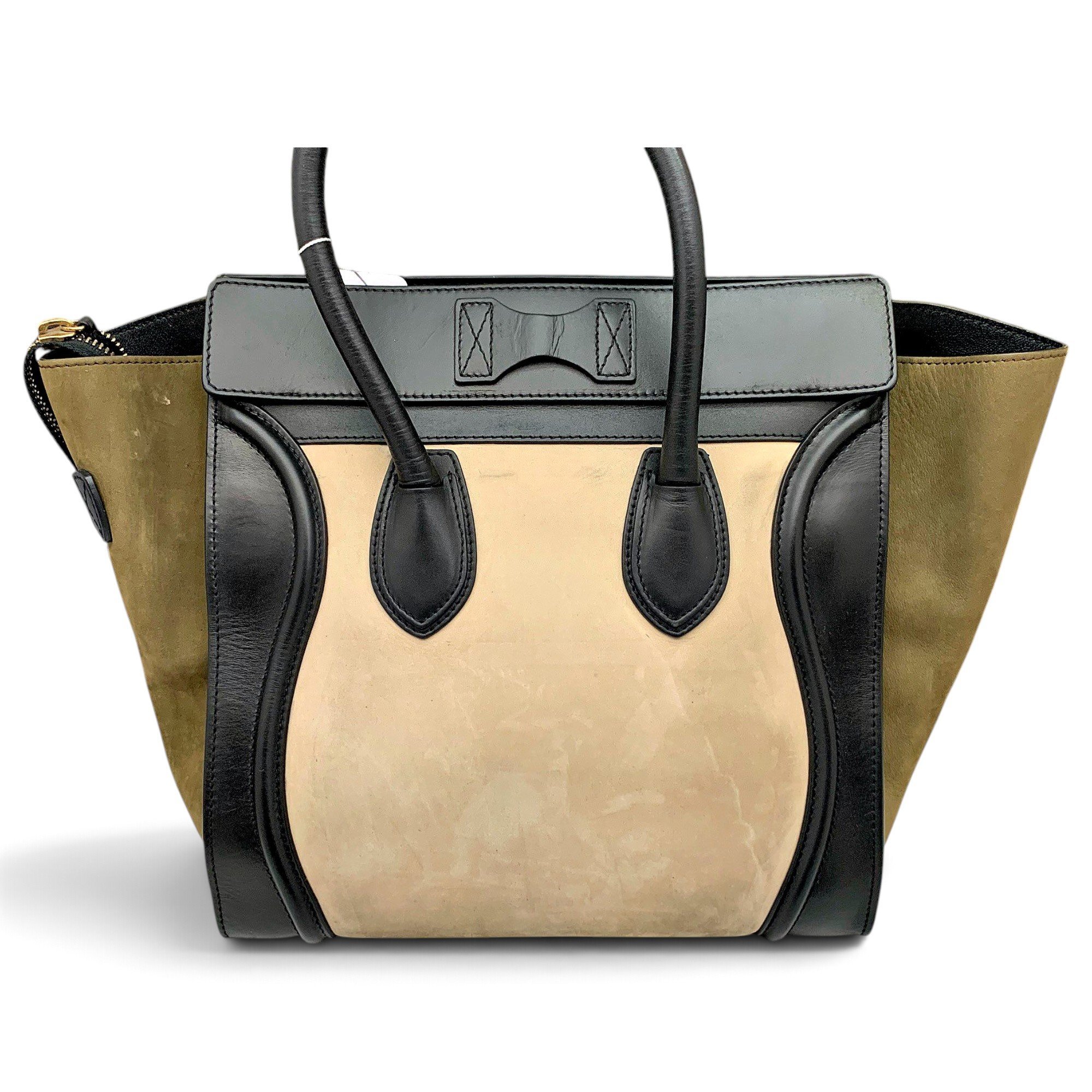 Luggage leather handbag